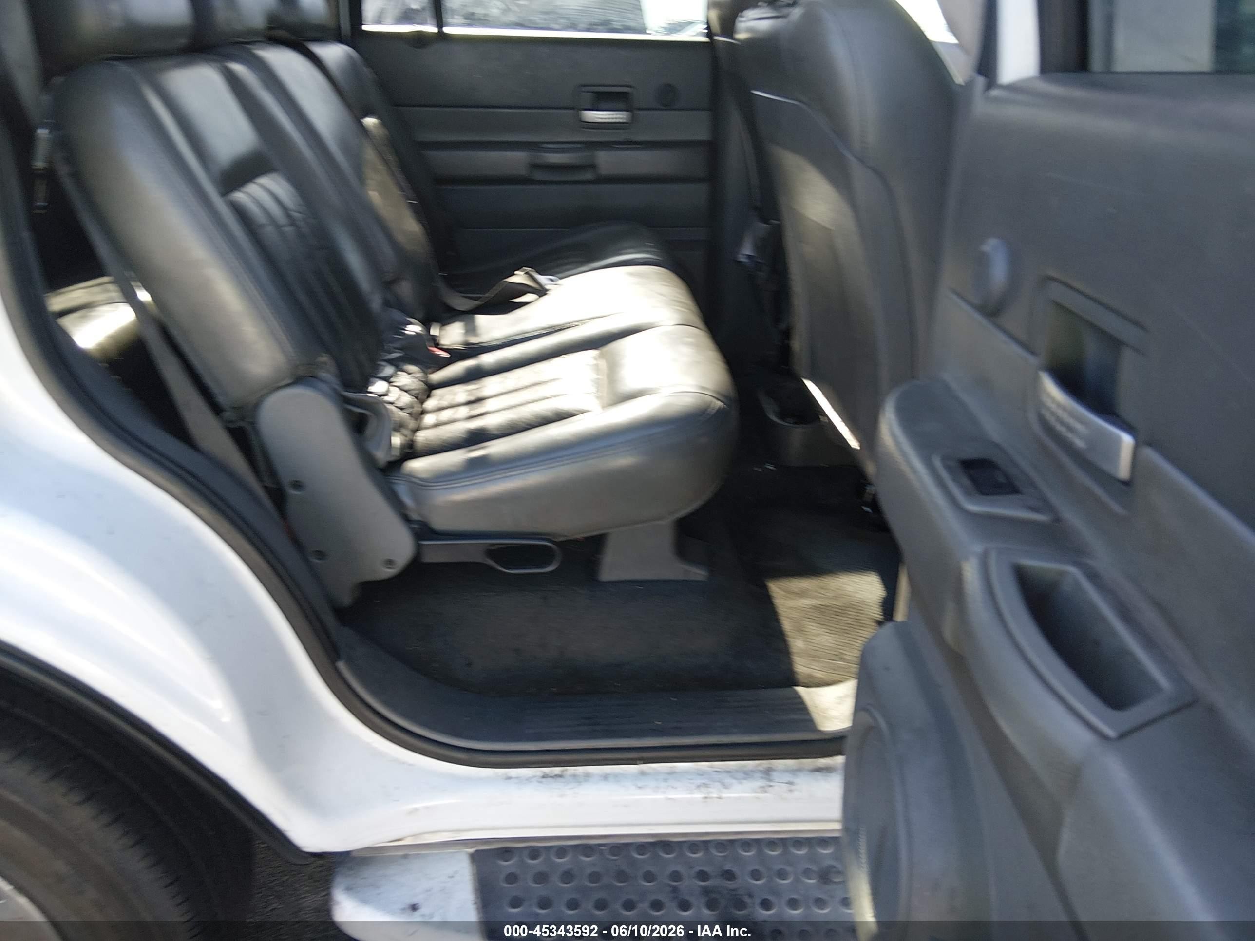 2005 Dodge Durango Limited White vin: 1D4HD58D05F622732