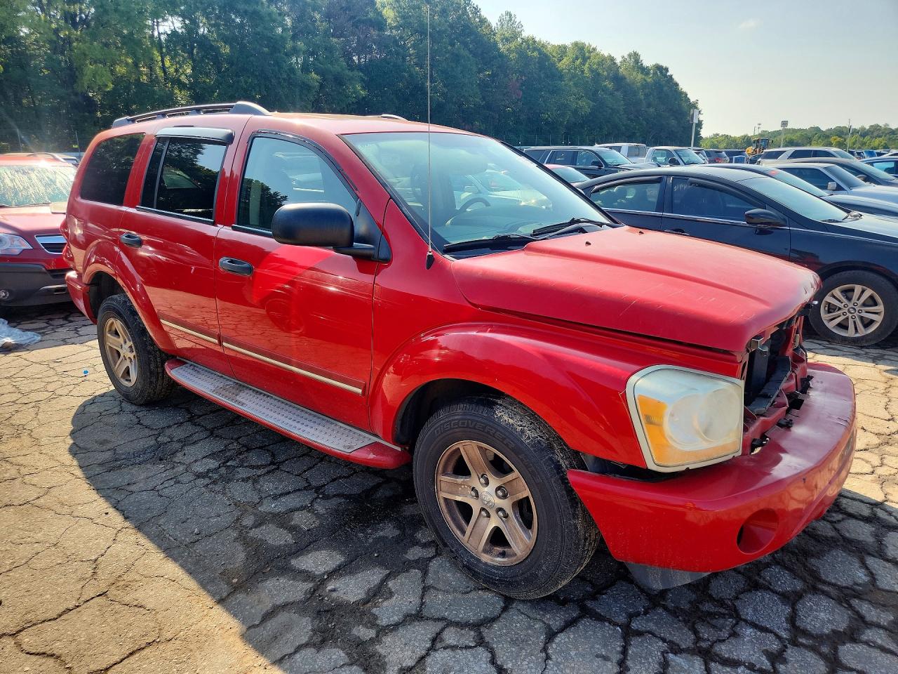 2004 Dodge Durango Limited Red vin: 1D4HD58D14F179201