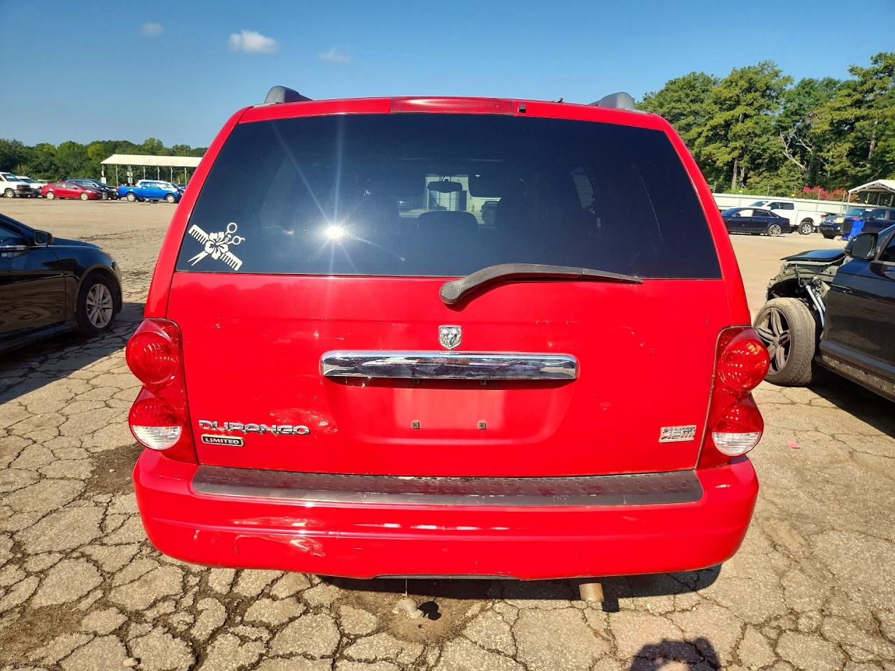 2004 Dodge Durango Limited Red vin: 1D4HD58D14F179201