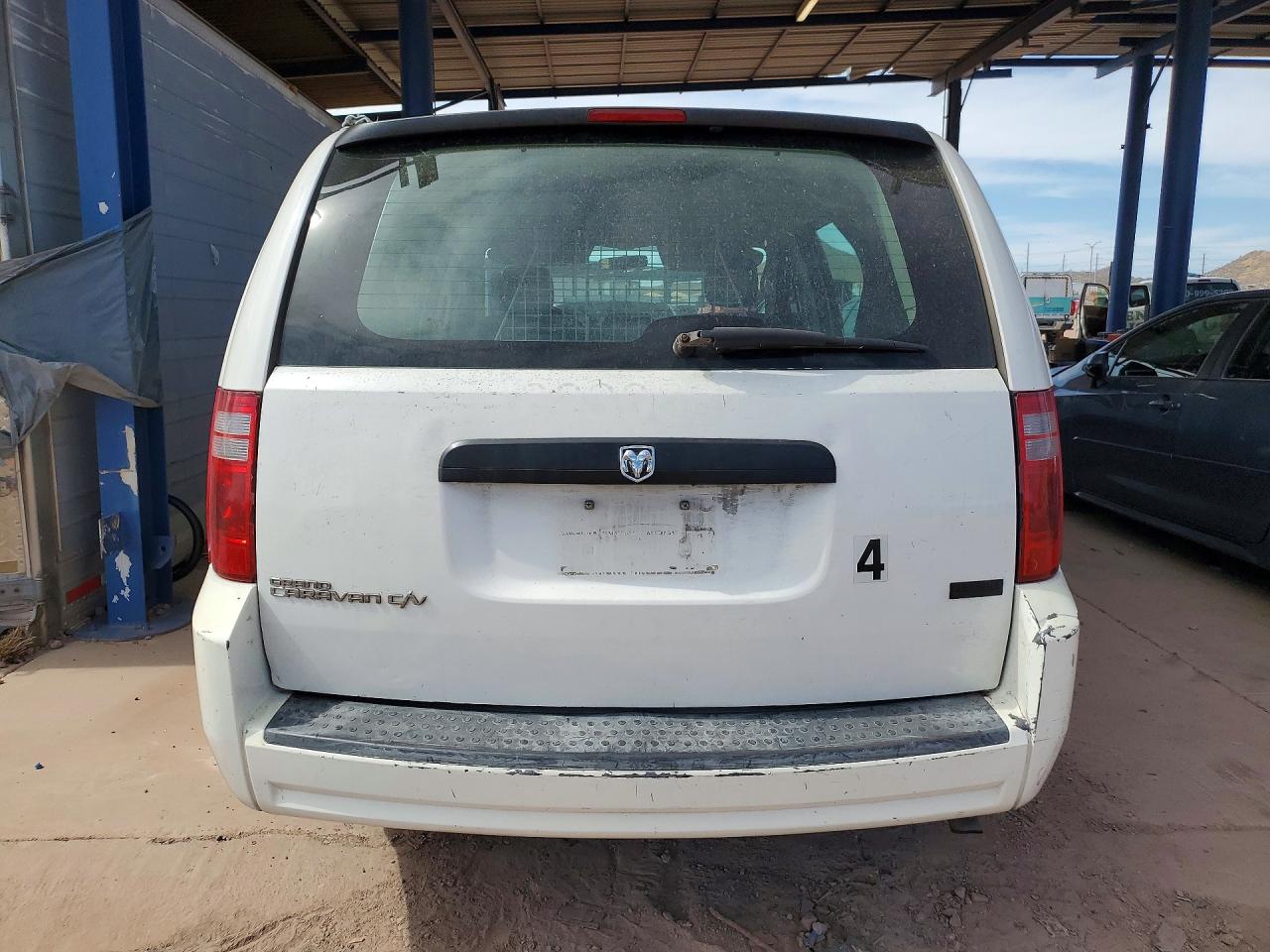 2008 Dodge Grand Caravan C White vin: 1D4HN11H88B186923