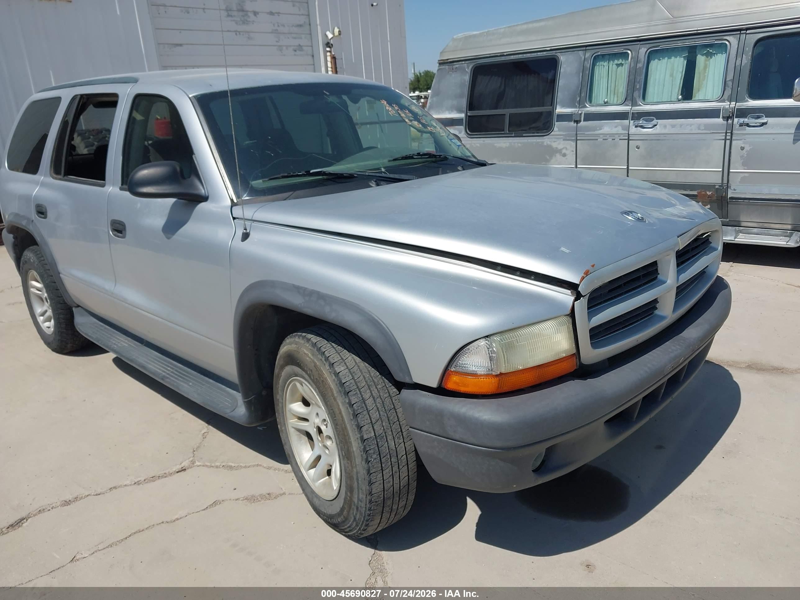 2003 Dodge Durango Sport/sxt Silver vin: 1D4HR38N33F614393