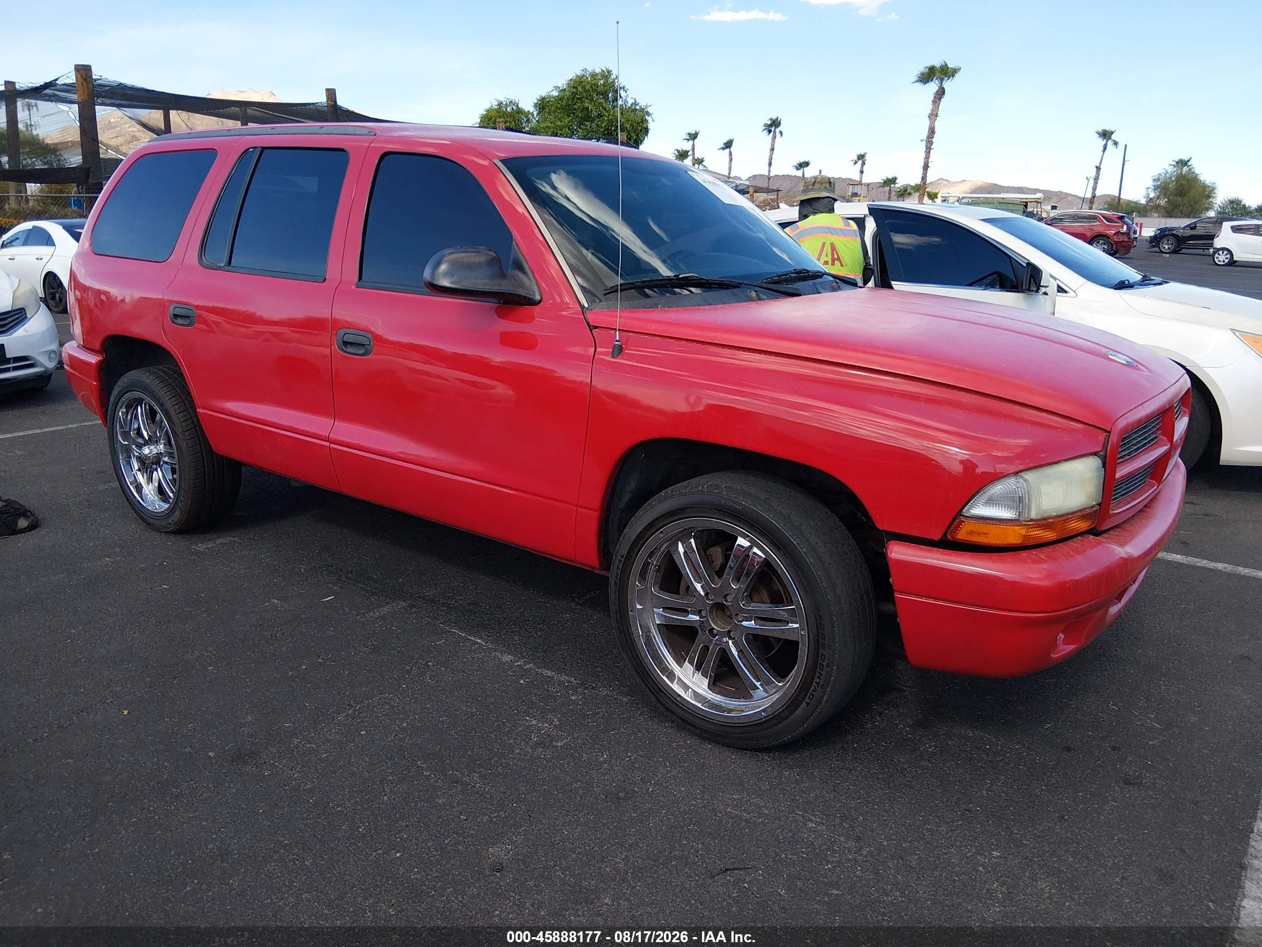 2003 Dodge Durango Sport/sxt Красный vin: 1D4HR38N73F566459