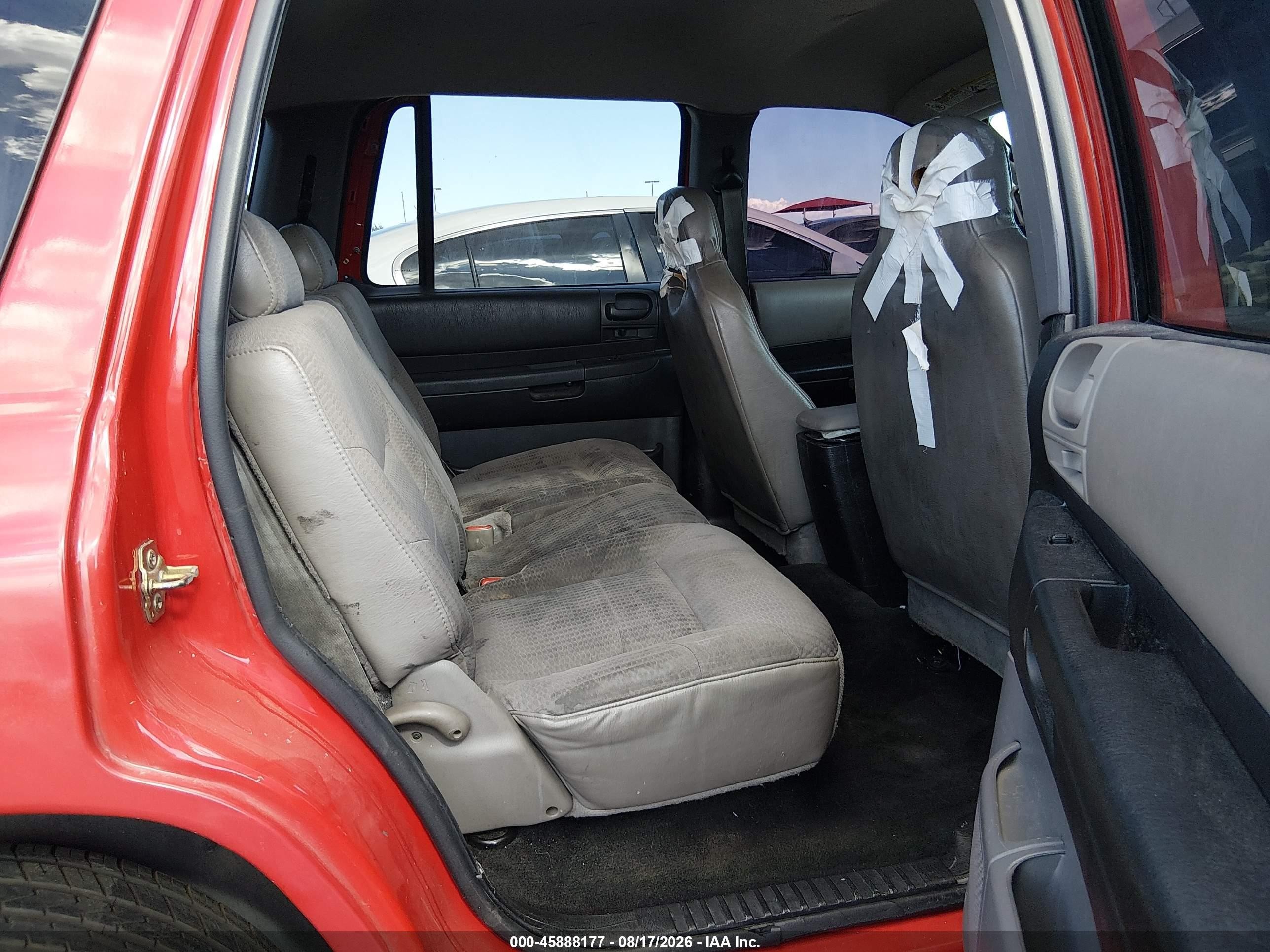 2003 Dodge Durango Sport/sxt Red vin: 1D4HR38N73F566459