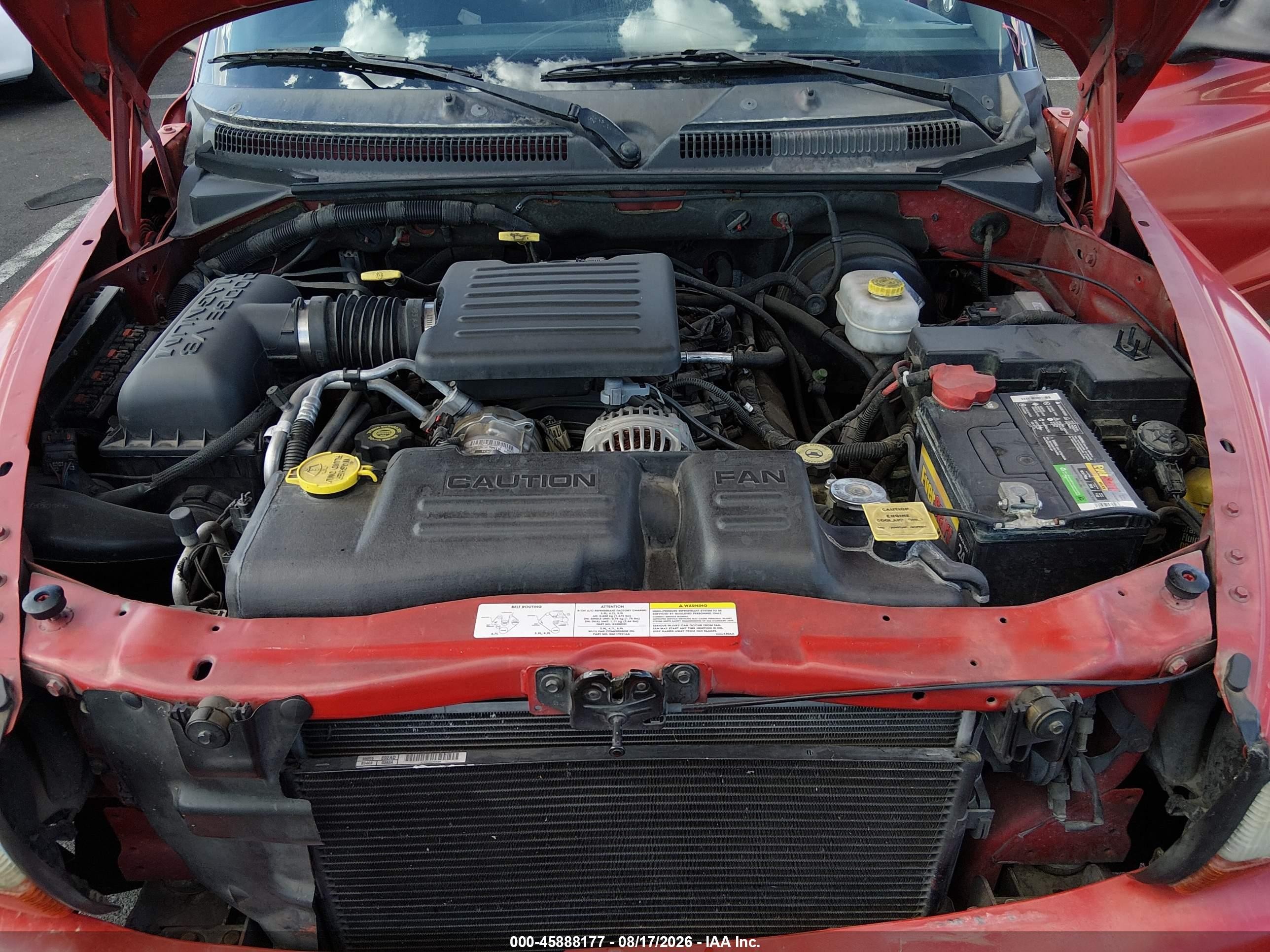 2003 Dodge Durango Sport/sxt Red vin: 1D4HR38N73F566459