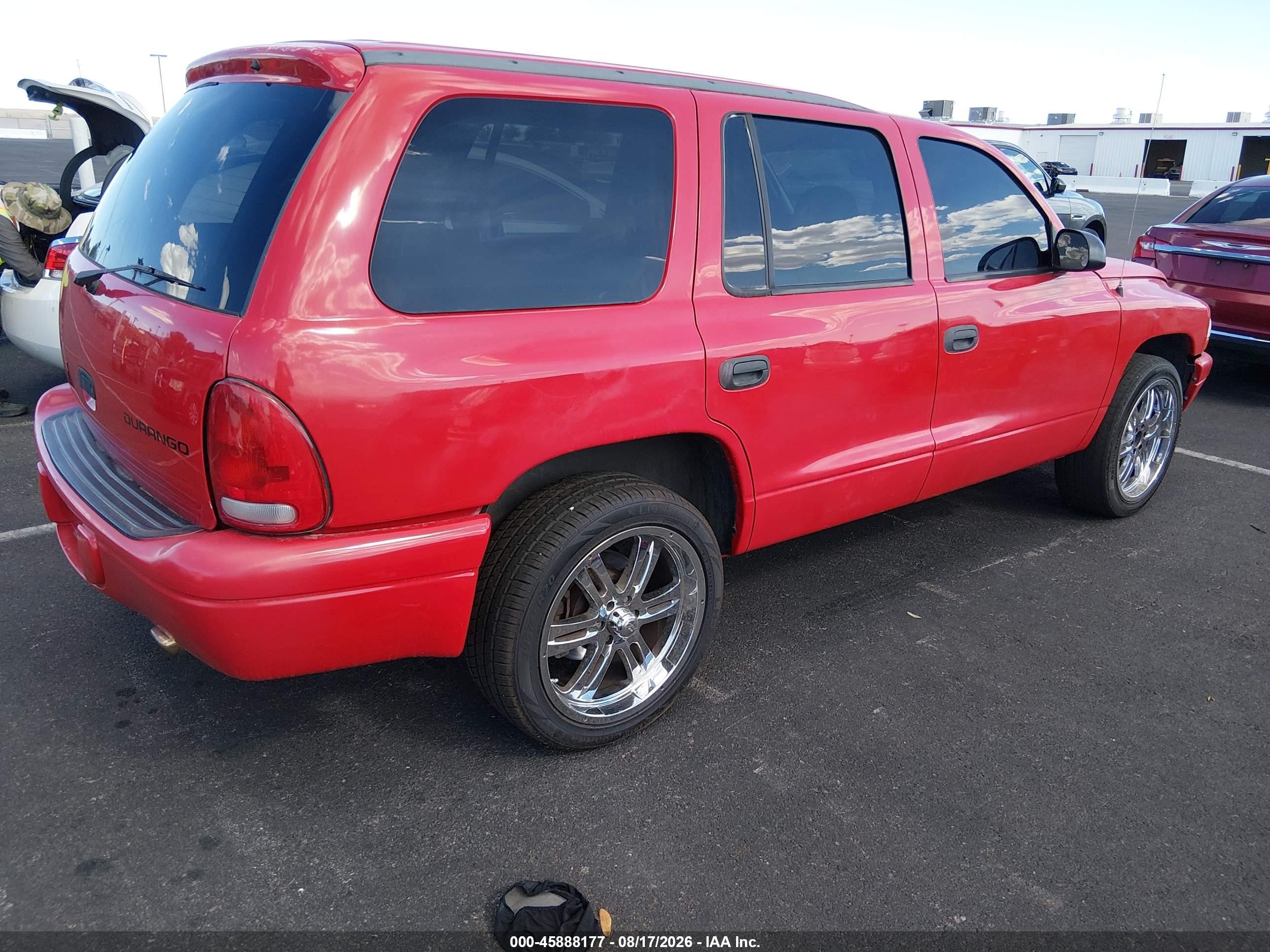 2003 Dodge Durango Sport/sxt Red vin: 1D4HR38N73F566459