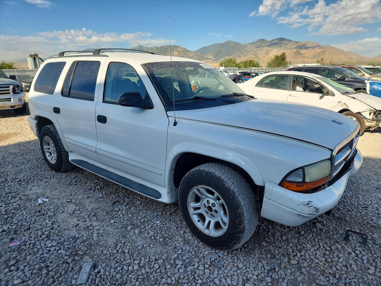 2003 Dodge Durango Slt White vin: 1D4HR48N23F505770