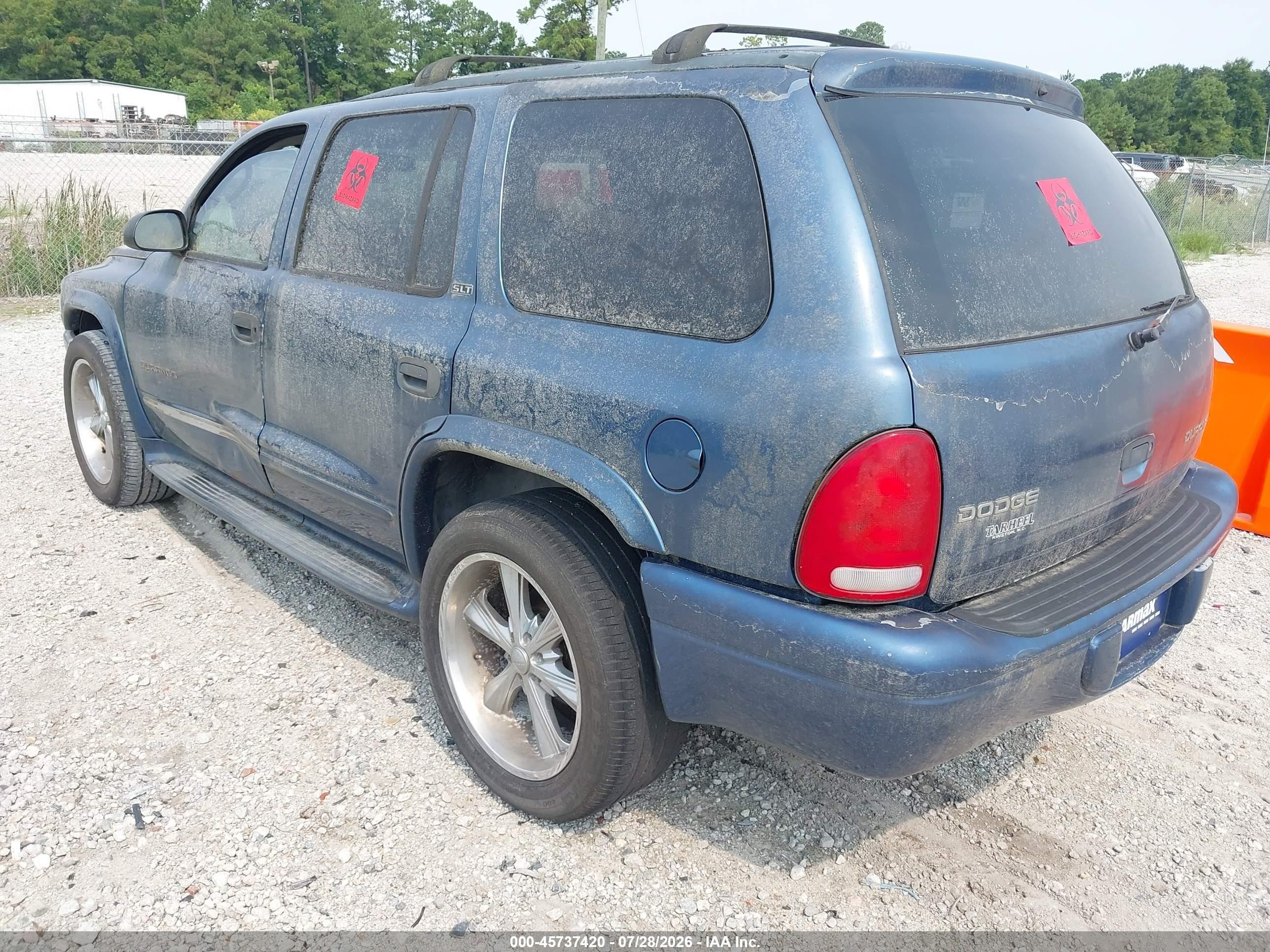 2003 Dodge Durango Slt Blue vin: 1D4HR48N73F560411