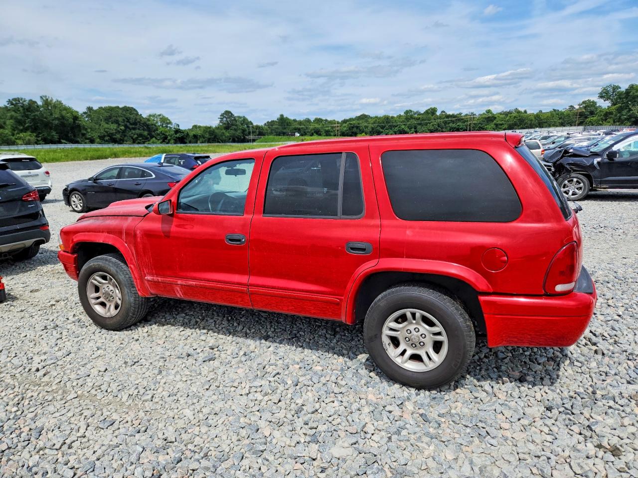 2003 Dodge Durango Slt Red vin: 1D4HR48Z43F600964