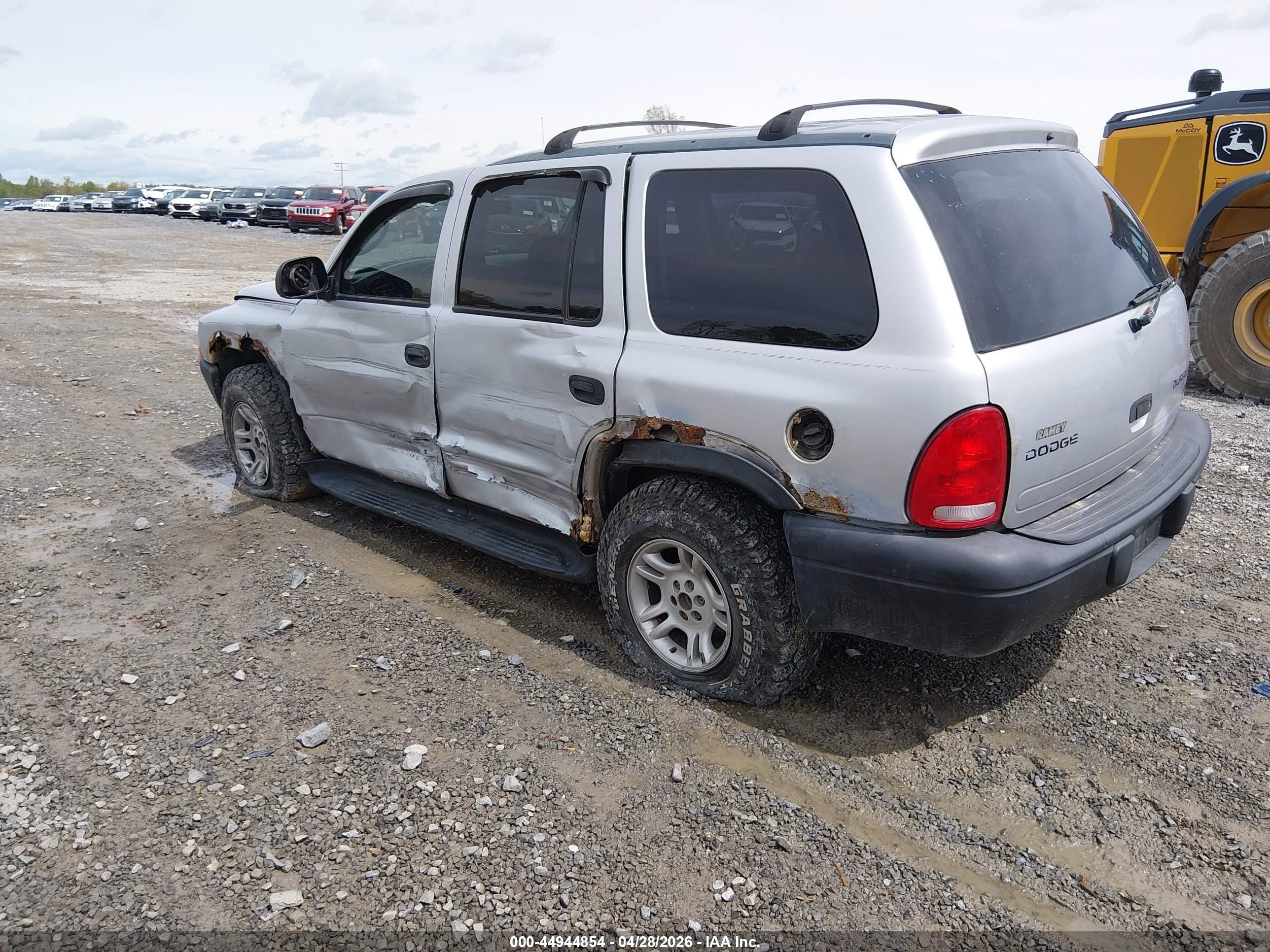 2003 Dodge Durango Sport/sxt Silver vin: 1D4HS38N23F624031