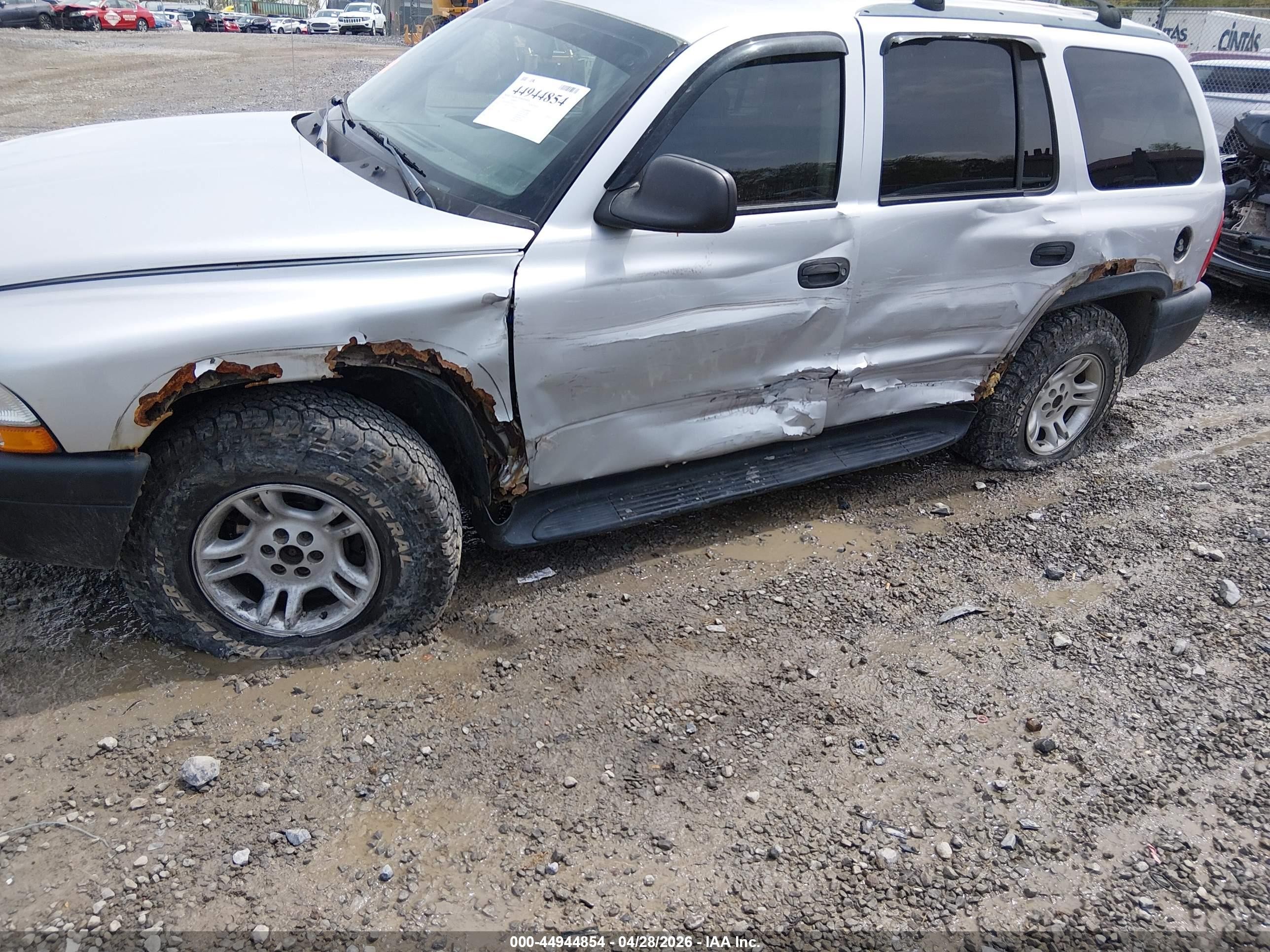 2003 Dodge Durango Sport/sxt Silver vin: 1D4HS38N23F624031