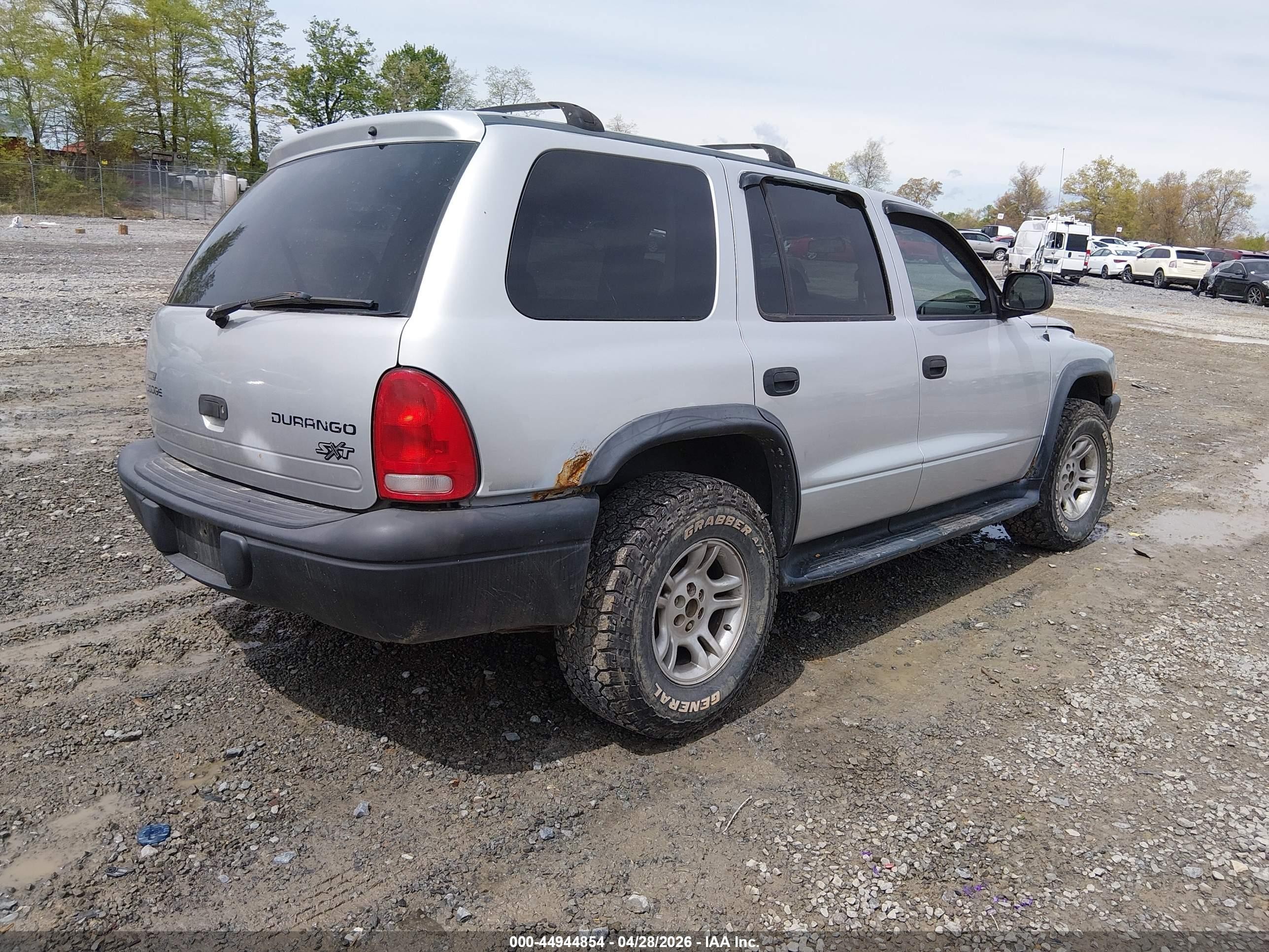 2003 Dodge Durango Sport/sxt Silver vin: 1D4HS38N23F624031
