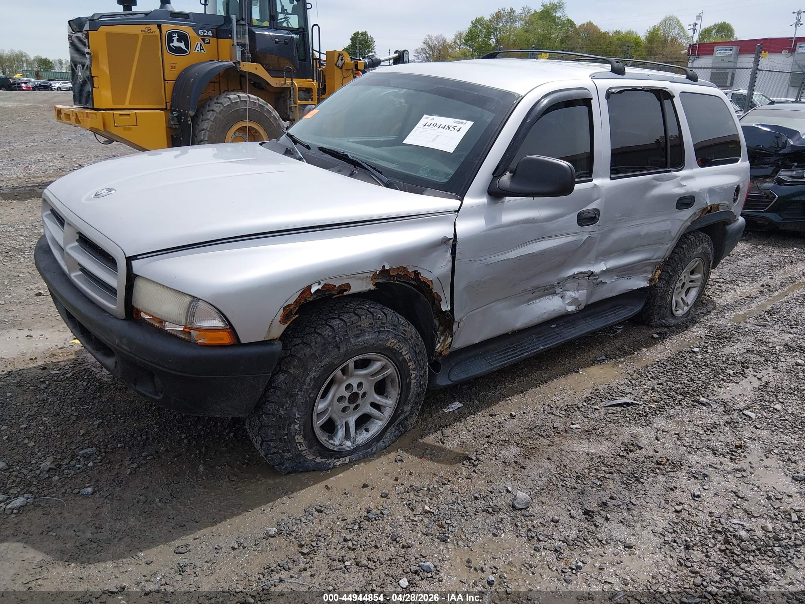 2003 Dodge Durango Sport/sxt Silver vin: 1D4HS38N23F624031