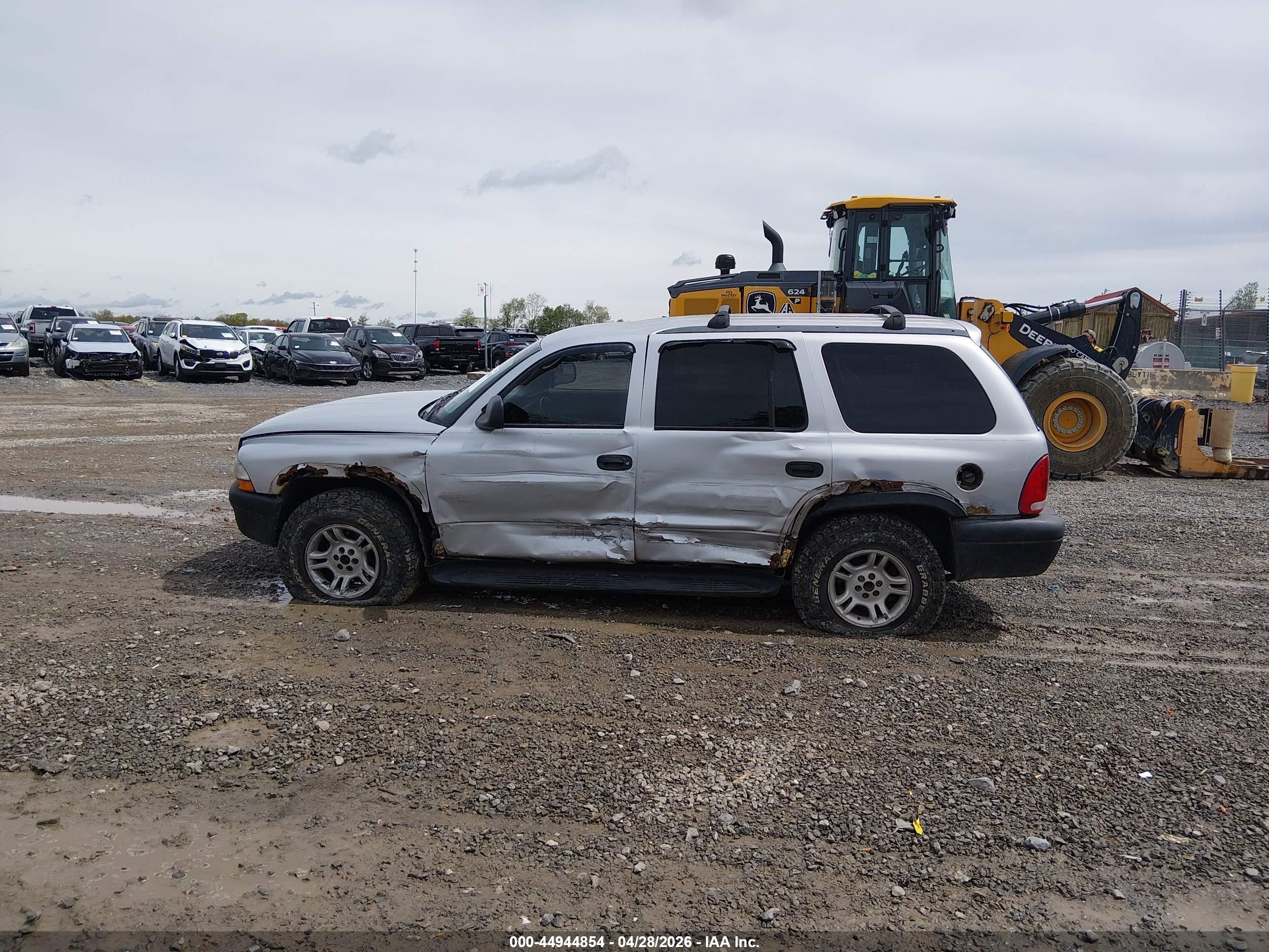 2003 Dodge Durango Sport/sxt Silver vin: 1D4HS38N23F624031