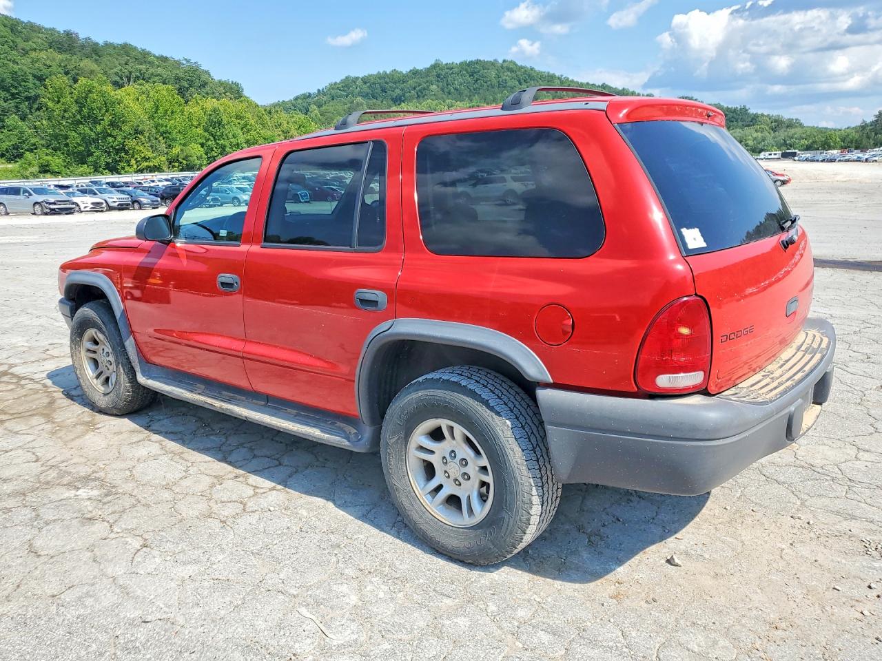 2003 Dodge Durango Sport Red vin: 1D4HS38N43F537358