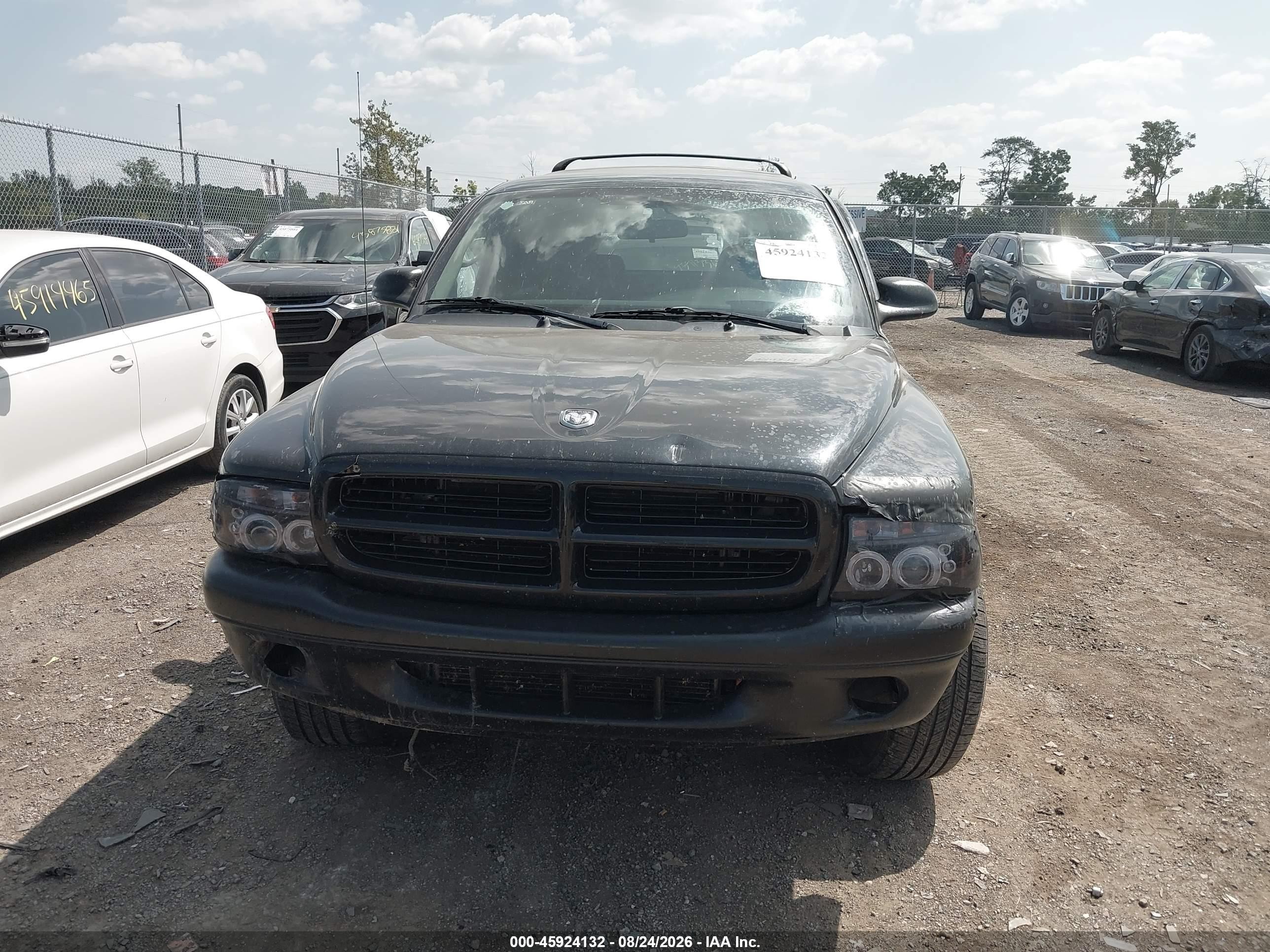 2003 Dodge Durango Sport/sxt Black vin: 1D4HS38N43F563748