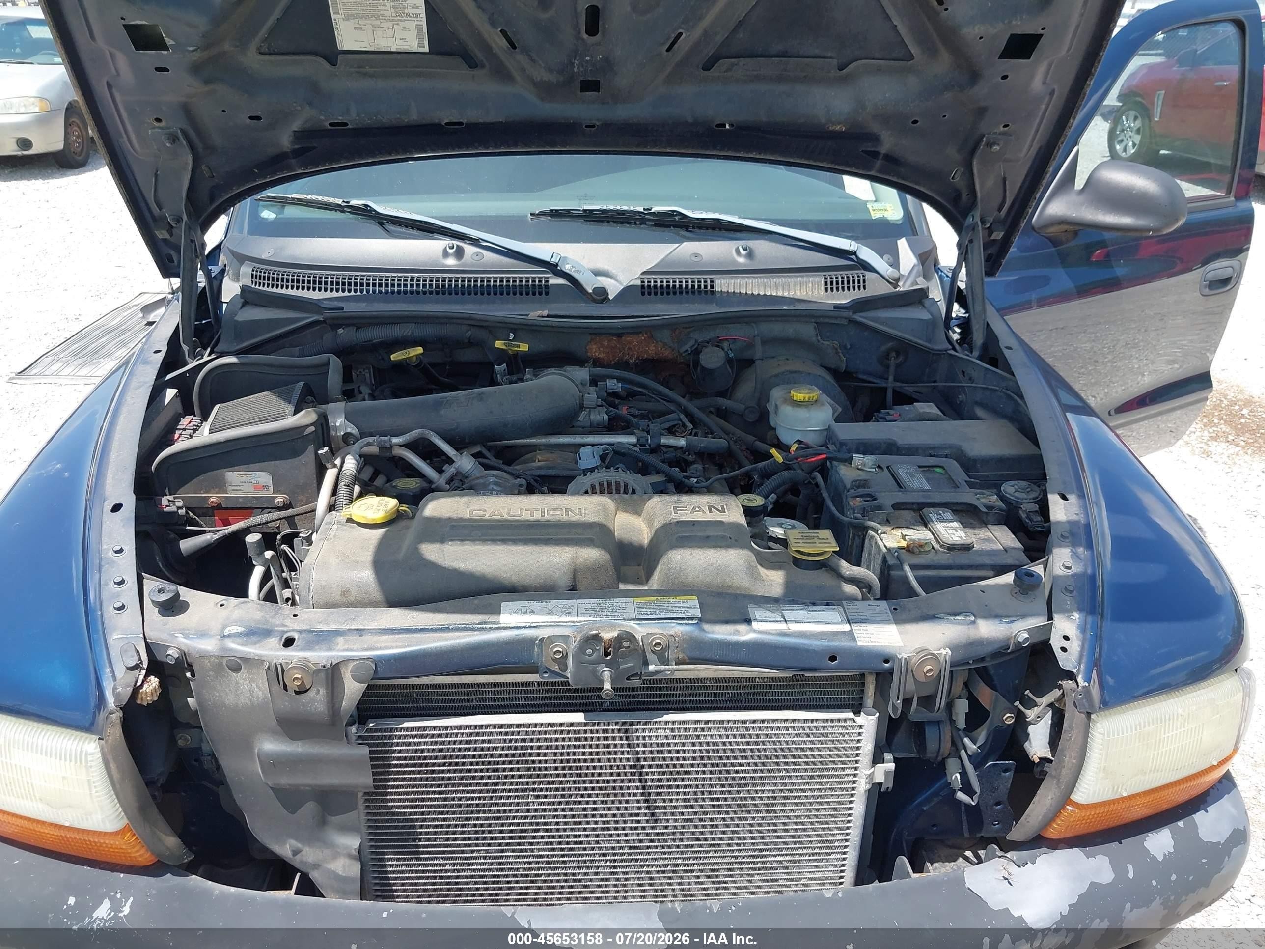 2003 Dodge Durango Sport/sxt Blue vin: 1D4HS38N83F531059
