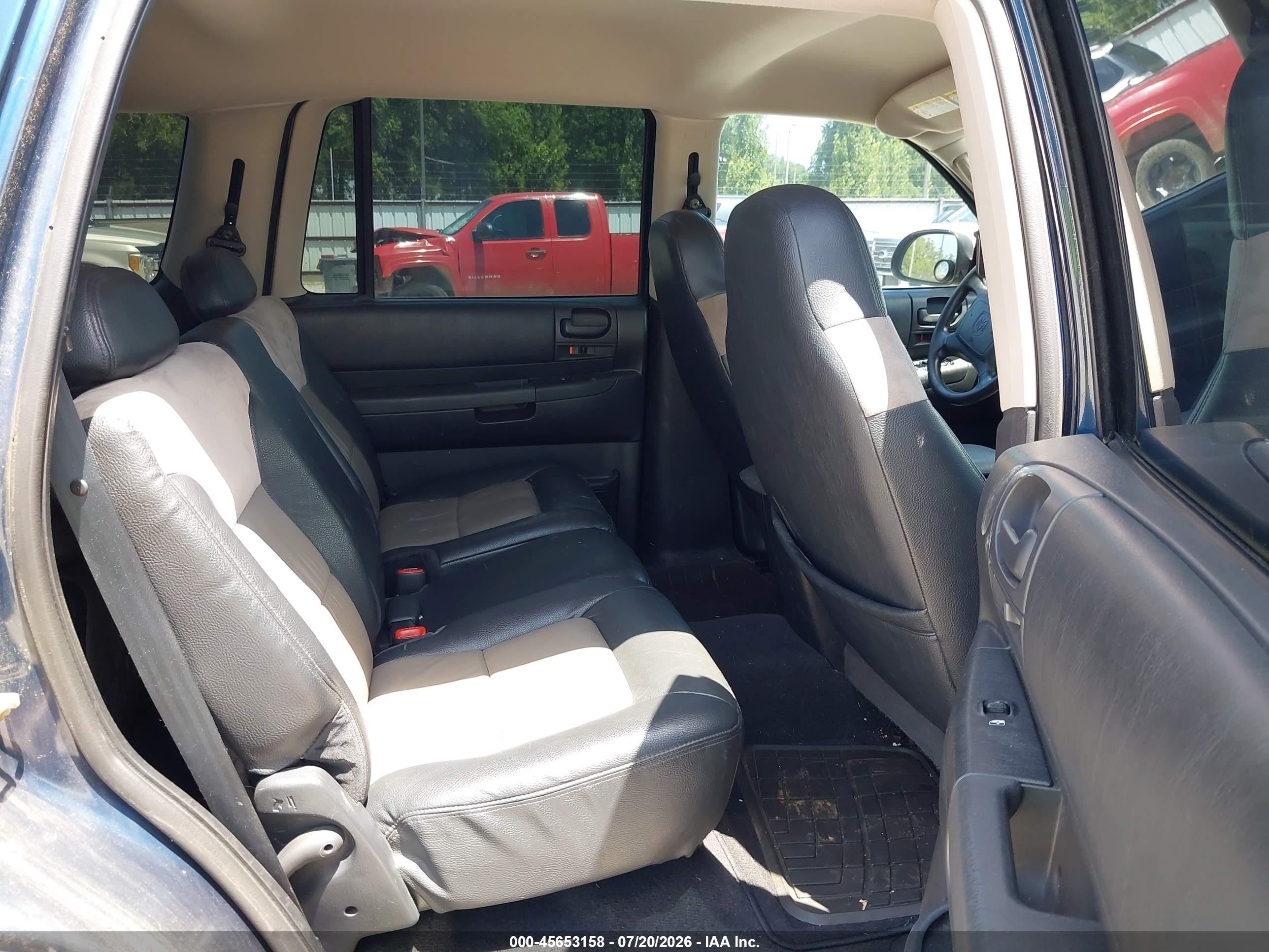 2003 Dodge Durango Sport/sxt Blue vin: 1D4HS38N83F531059
