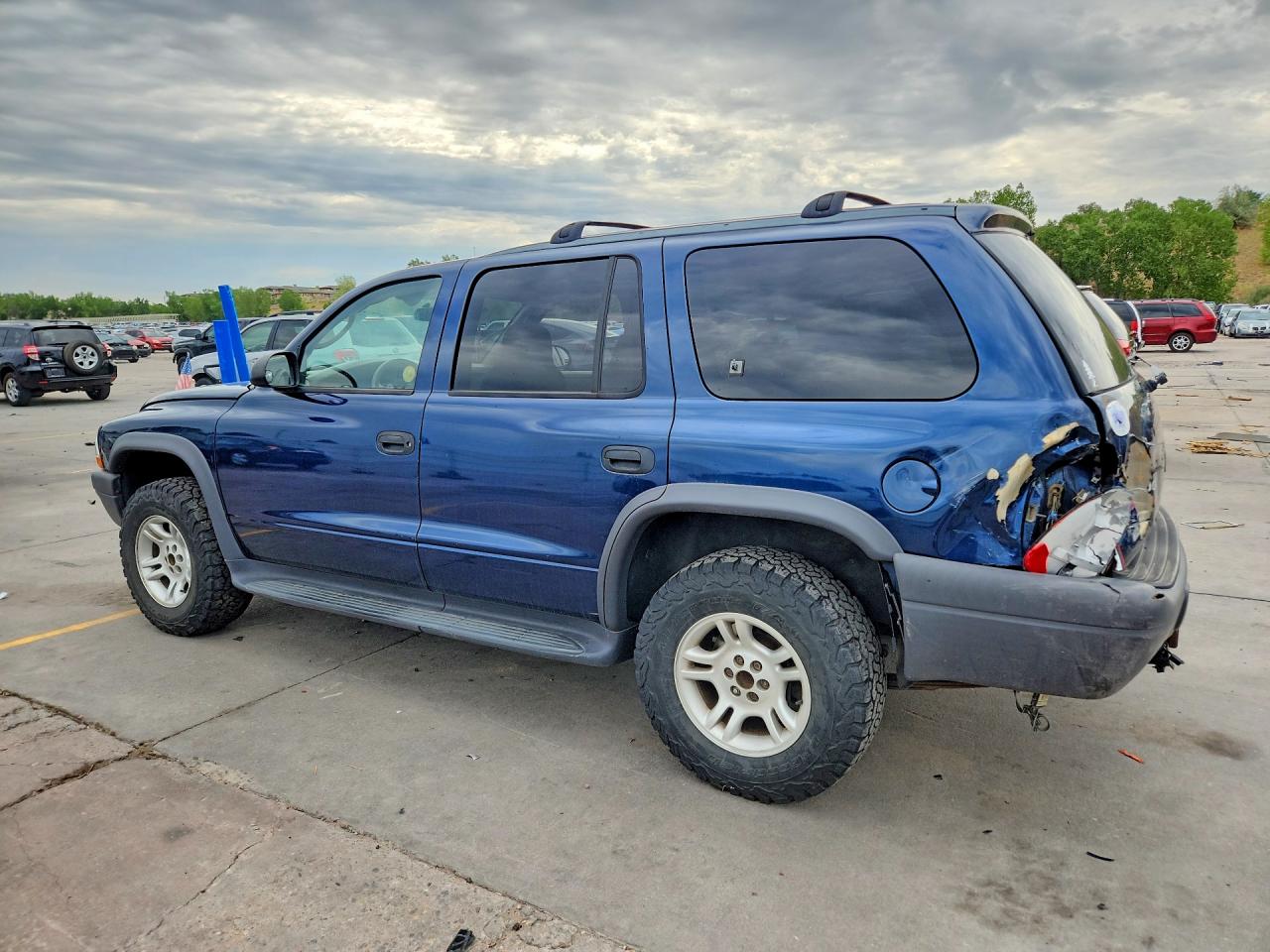 2003 Dodge Durango Sport Синий vin: 1D4HS38N83F574882