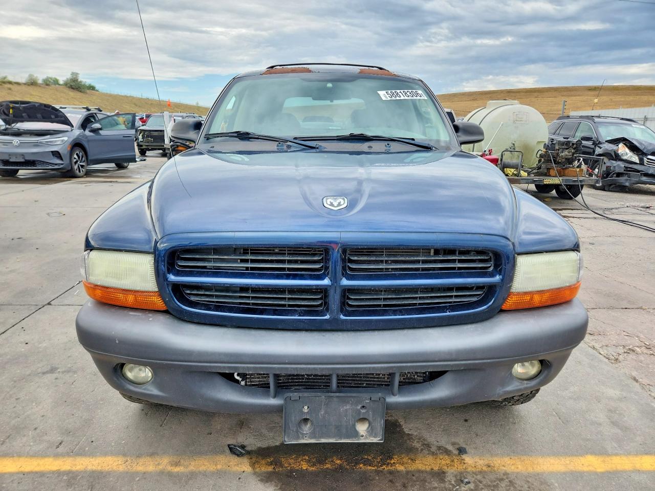 2003 Dodge Durango Sport Синий vin: 1D4HS38N83F574882