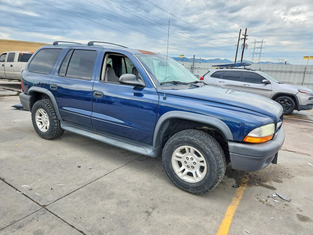 2003 Dodge Durango Sport Синий vin: 1D4HS38N83F574882