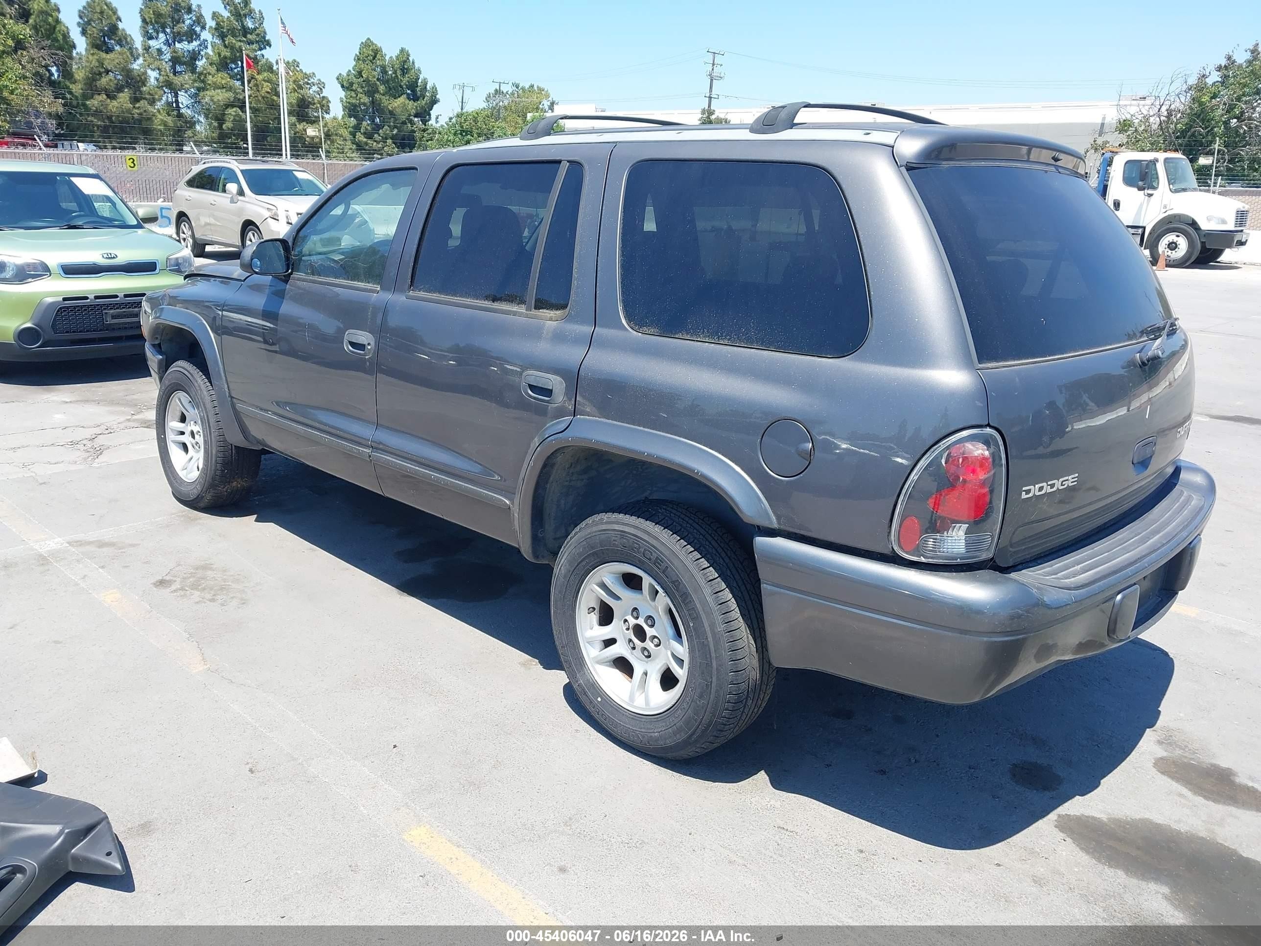 2003 Dodge Durango Slt Gray vin: 1D4HS48N33F567599