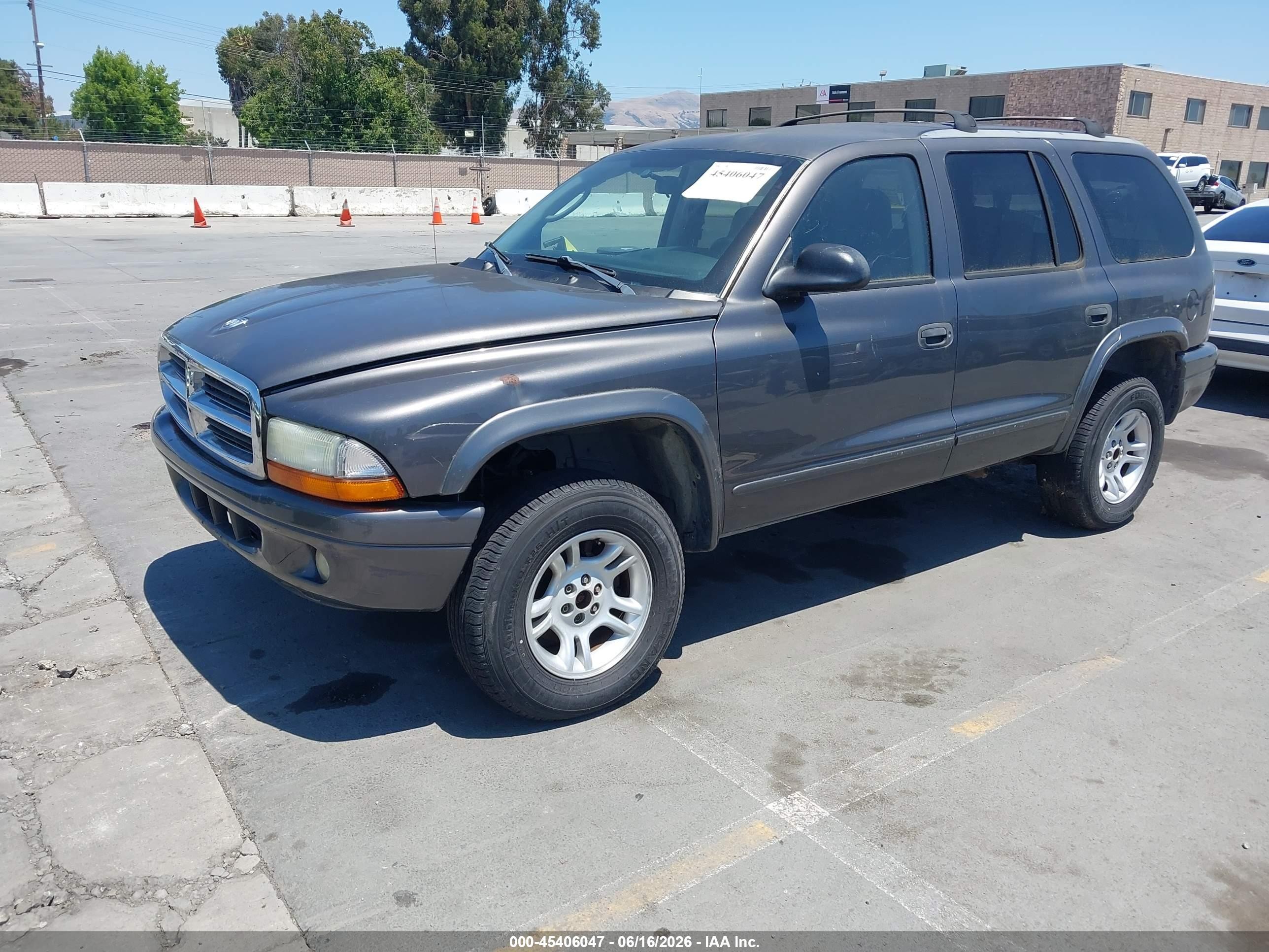 2003 Dodge Durango Slt Gray vin: 1D4HS48N33F567599