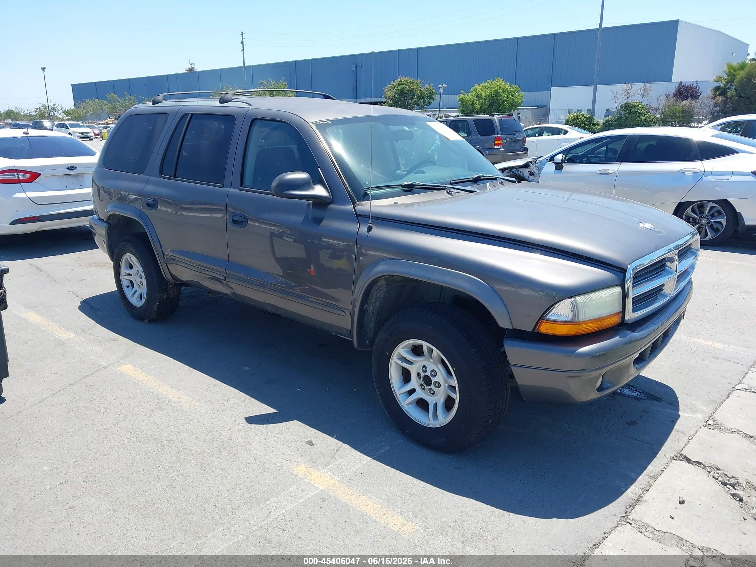 2003 Dodge Durango Slt Gray vin: 1D4HS48N33F567599