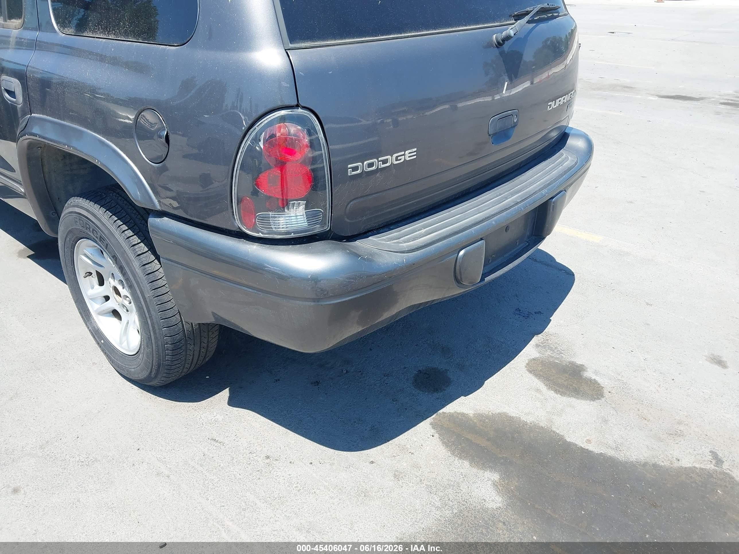 2003 Dodge Durango Slt Gray vin: 1D4HS48N33F567599