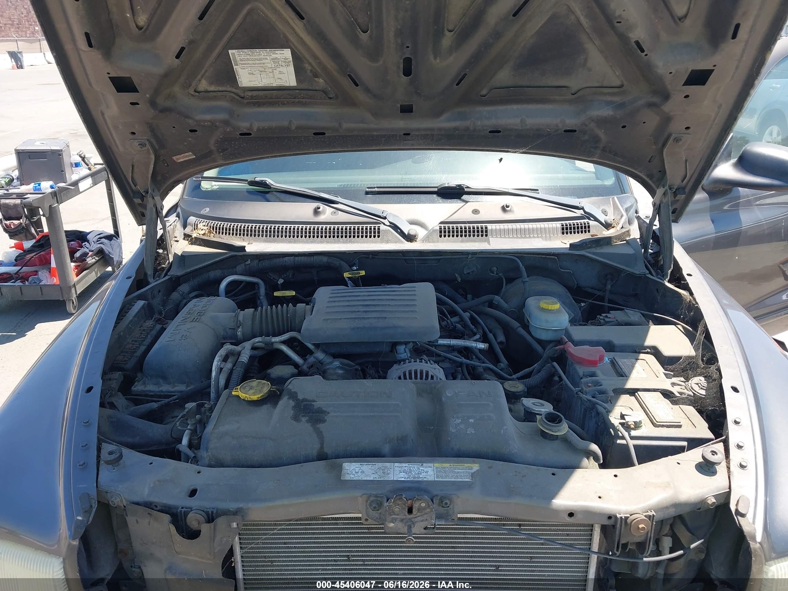 2003 Dodge Durango Slt Gray vin: 1D4HS48N33F567599