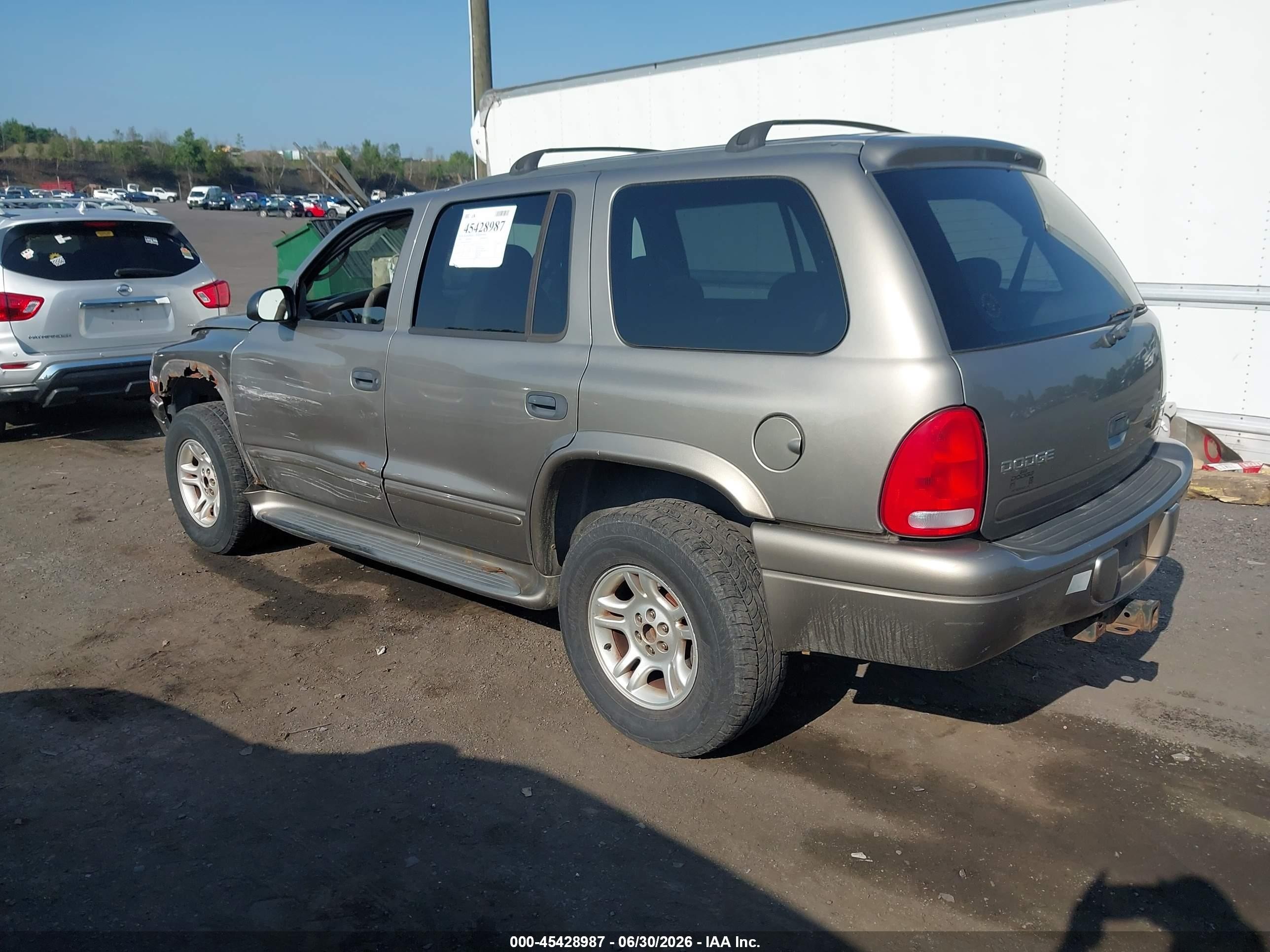 2003 Dodge Durango Slt Beige vin: 1D4HS48N43F612291