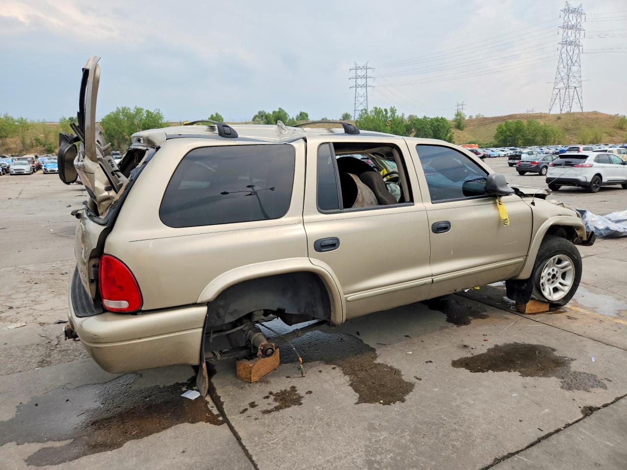 2003 Dodge Durango Slt Beige vin: 1D4HS48N53F532224