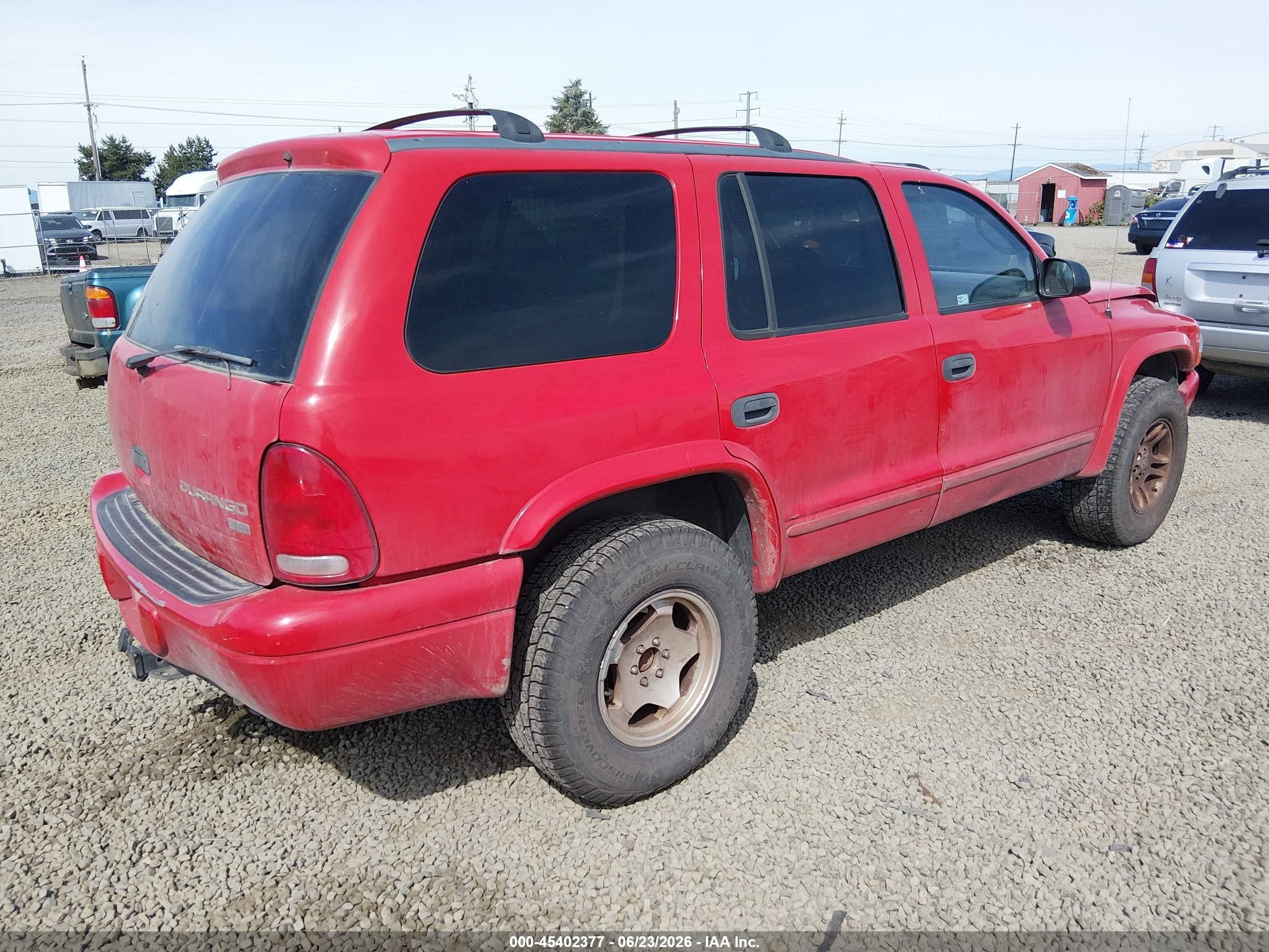 2003 Dodge Durango Slt Red vin: 1D4HS48N53F580922