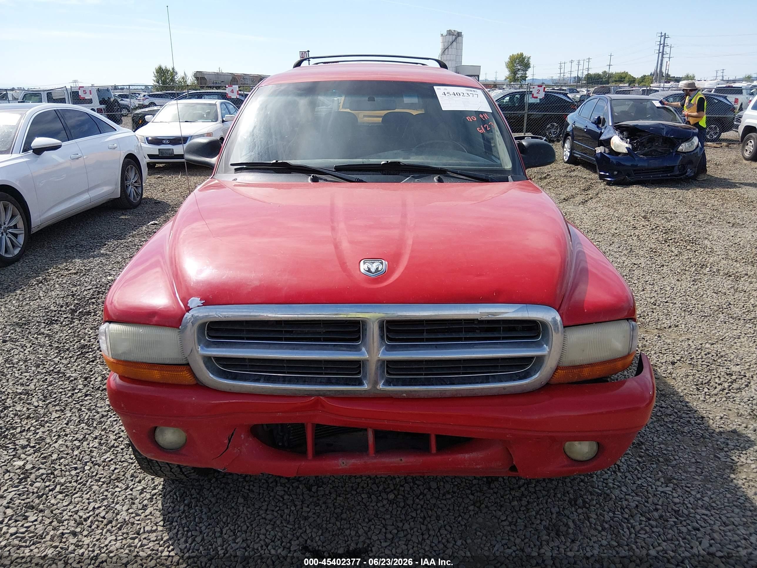 2003 Dodge Durango Slt Red vin: 1D4HS48N53F580922