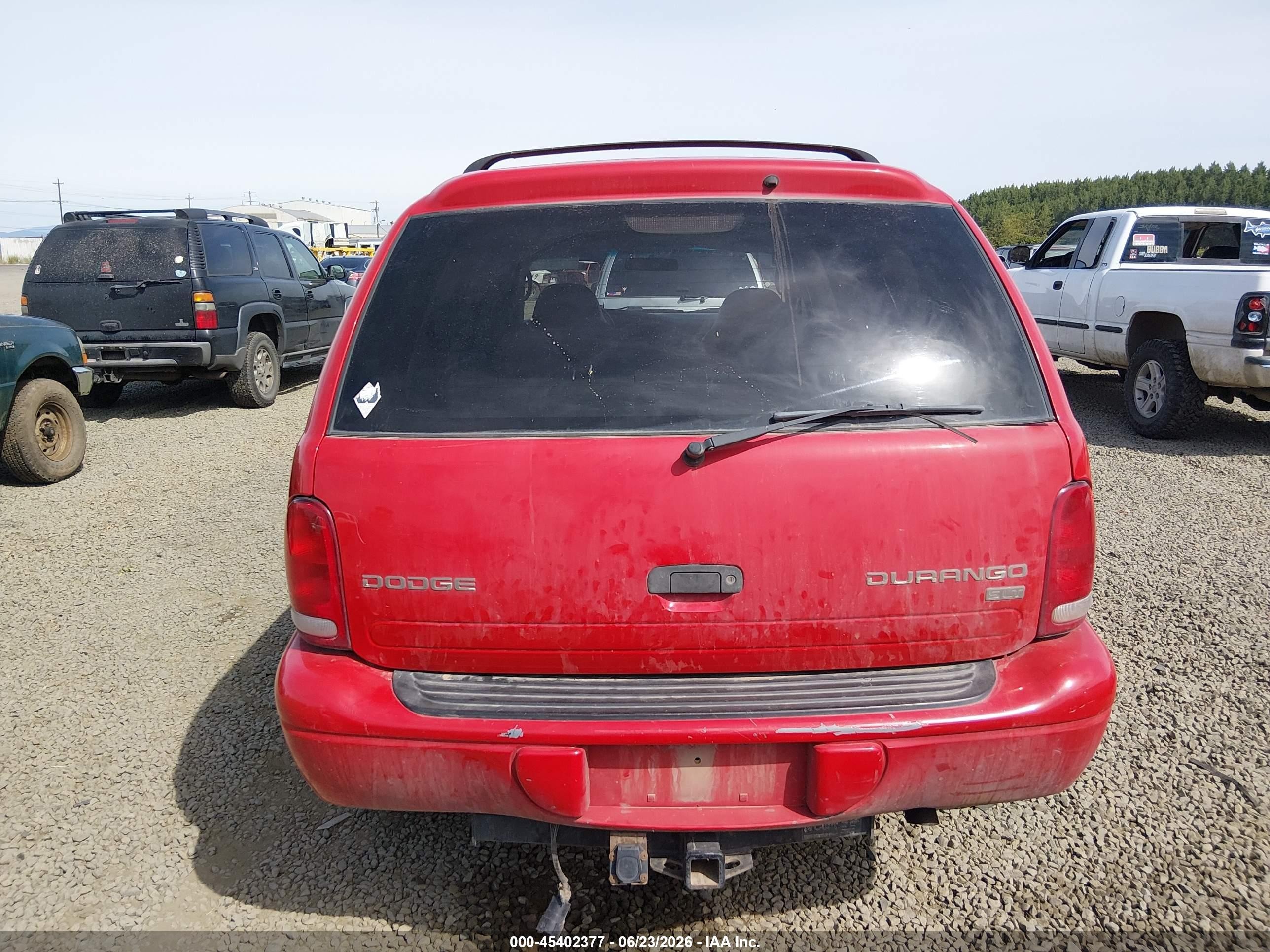 2003 Dodge Durango Slt Red vin: 1D4HS48N53F580922