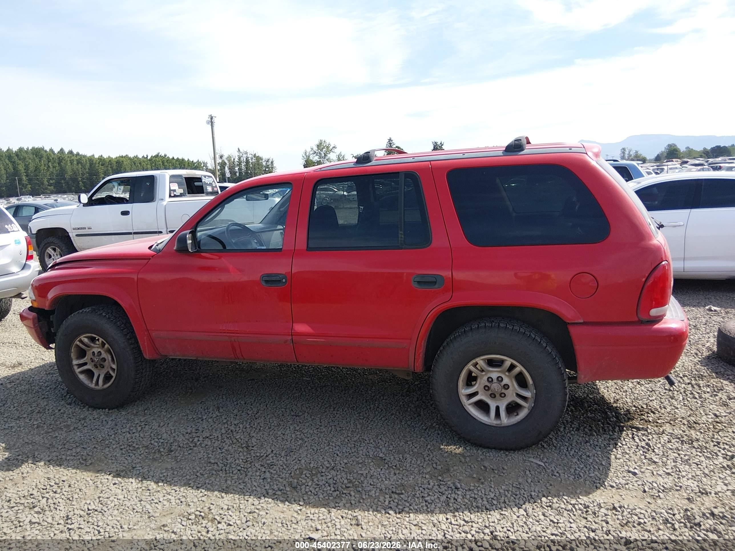 2003 Dodge Durango Slt Red vin: 1D4HS48N53F580922