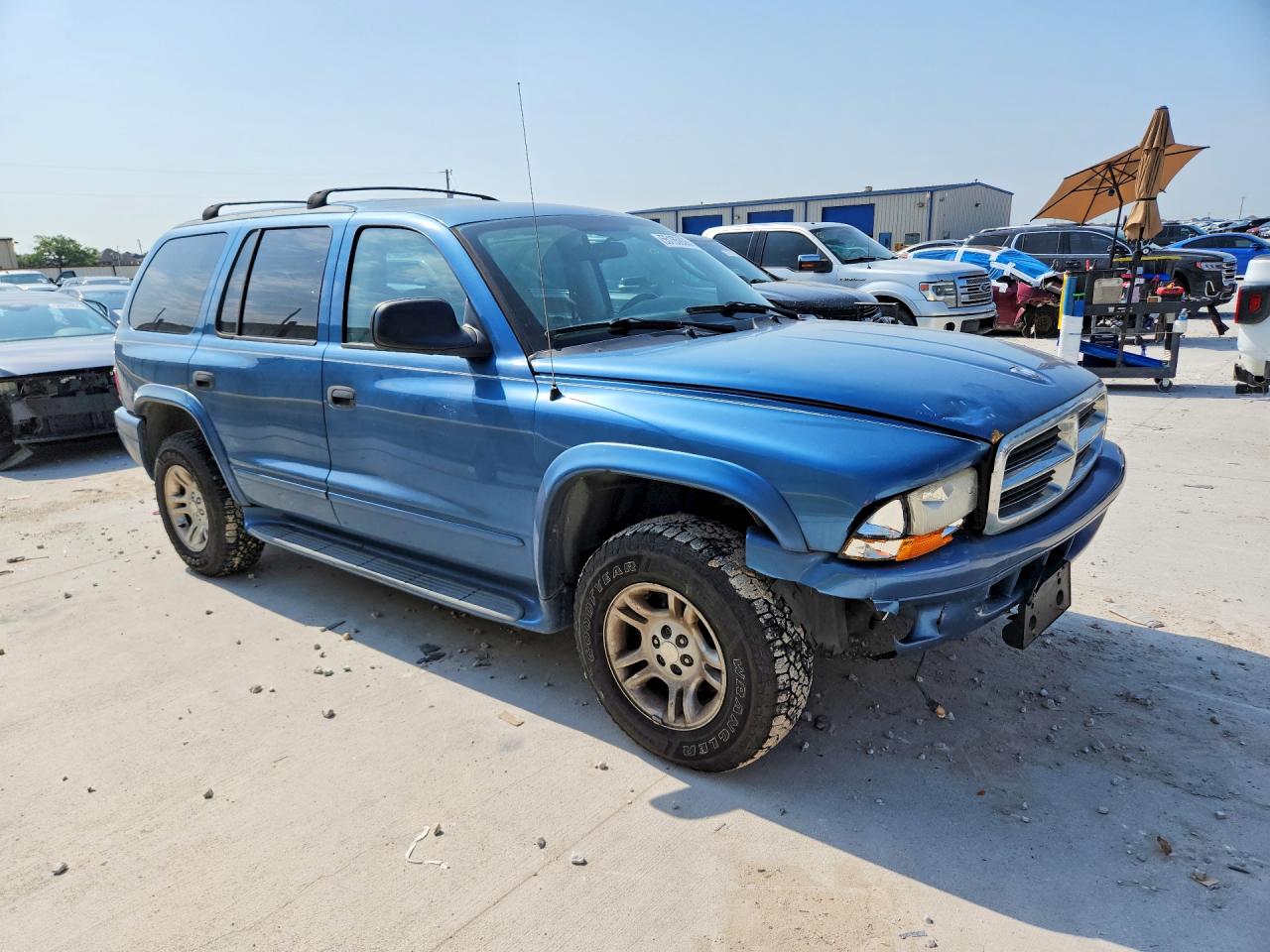 2003 Dodge Durango Slt Blue vin: 1D4HS48N63F606668