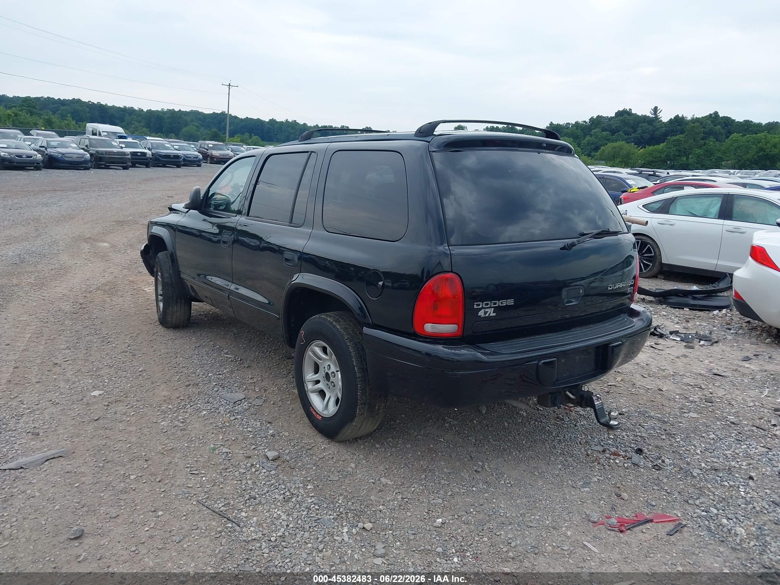 2003 Dodge Durango Slt Black vin: 1D4HS48N83F566013