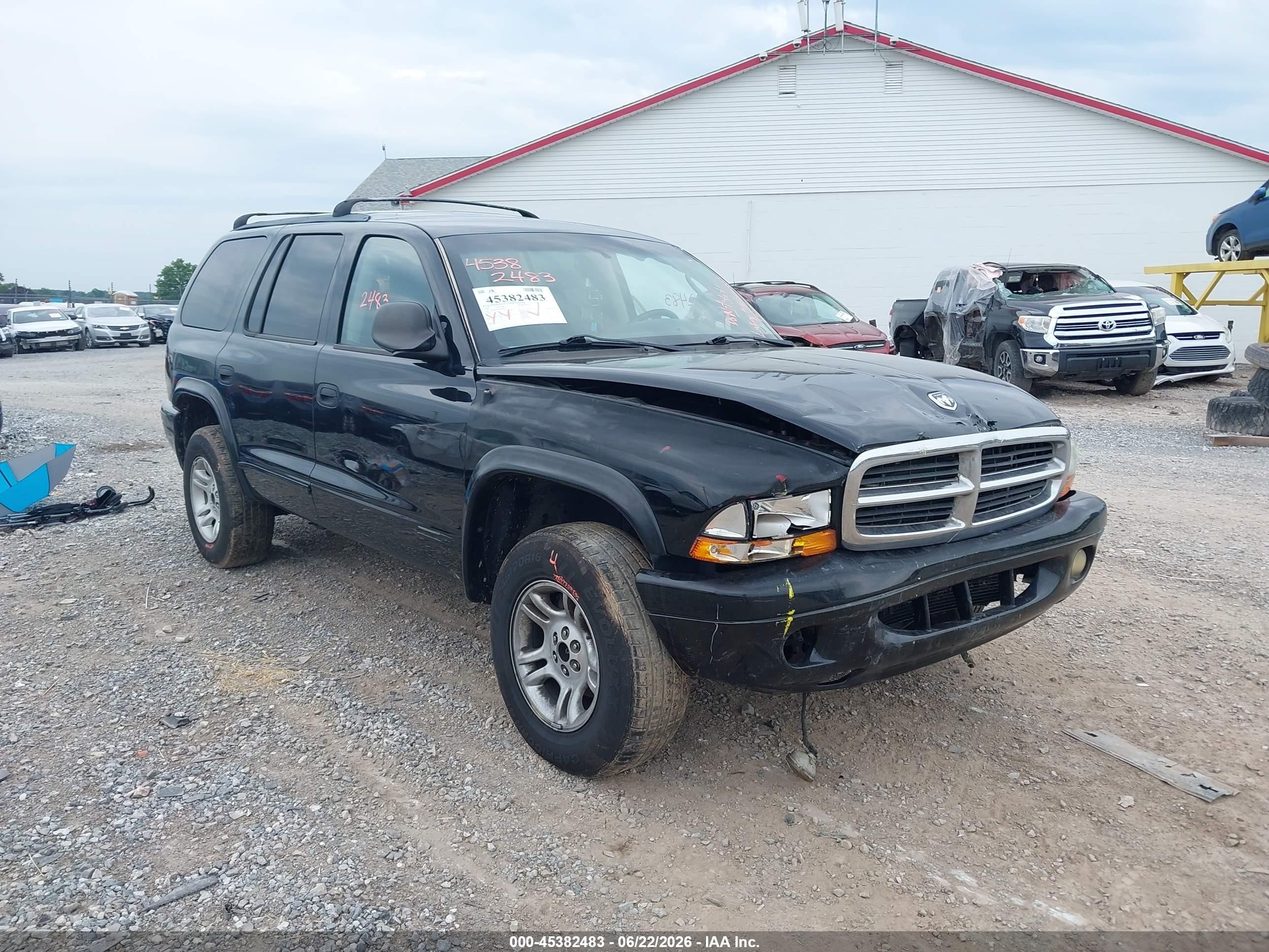 2003 Dodge Durango Slt Black vin: 1D4HS48N83F566013