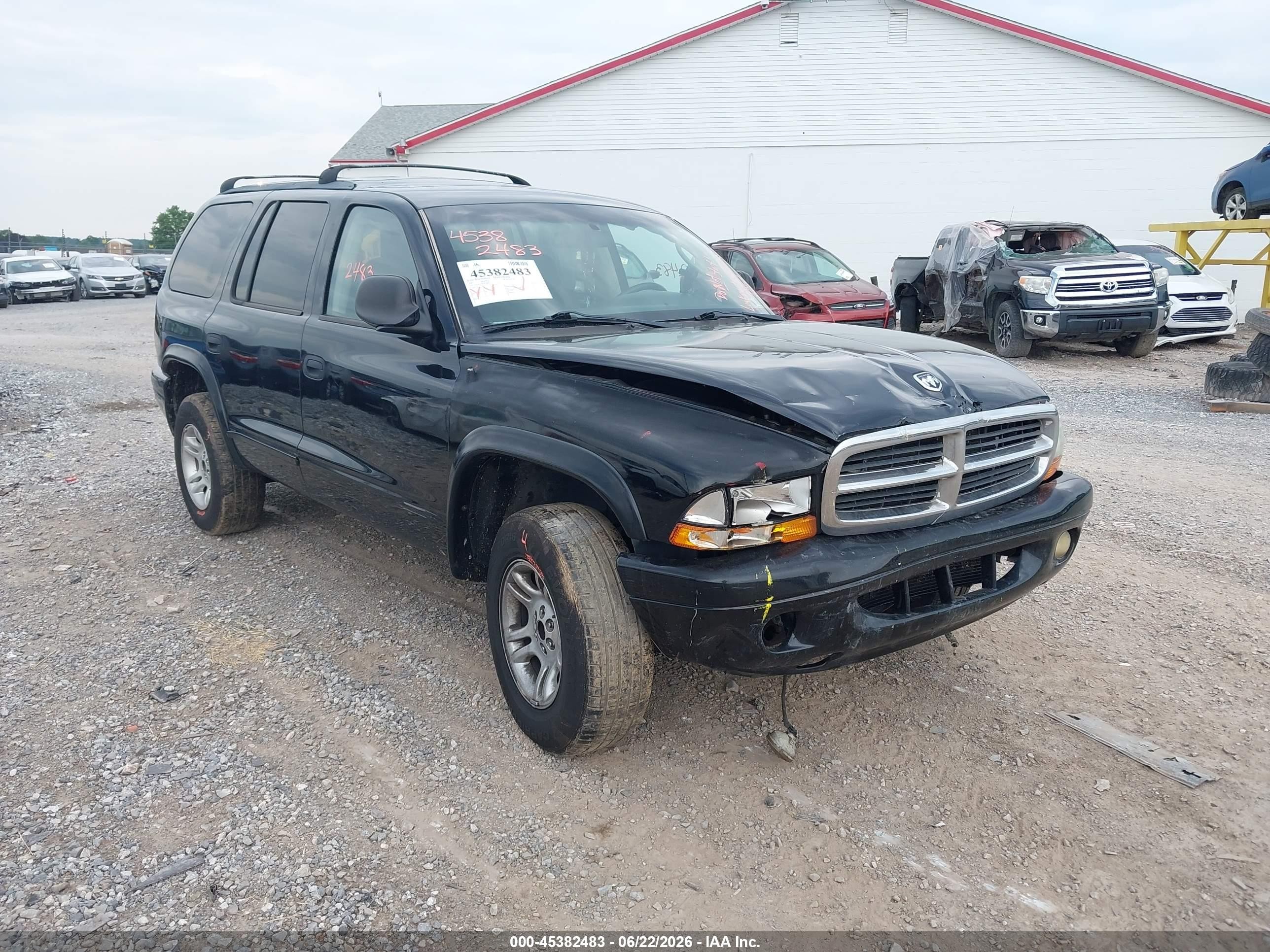 2003 Dodge Durango Slt Black vin: 1D4HS48N83F566013