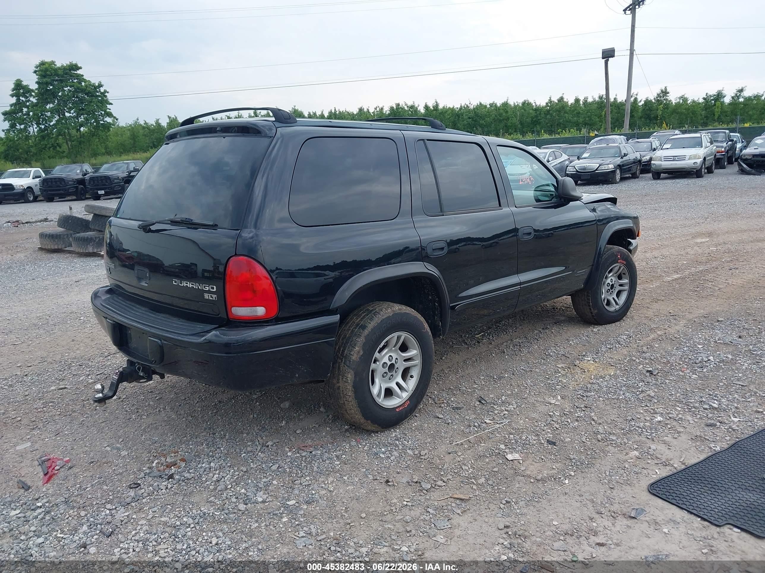 2003 Dodge Durango Slt Black vin: 1D4HS48N83F566013