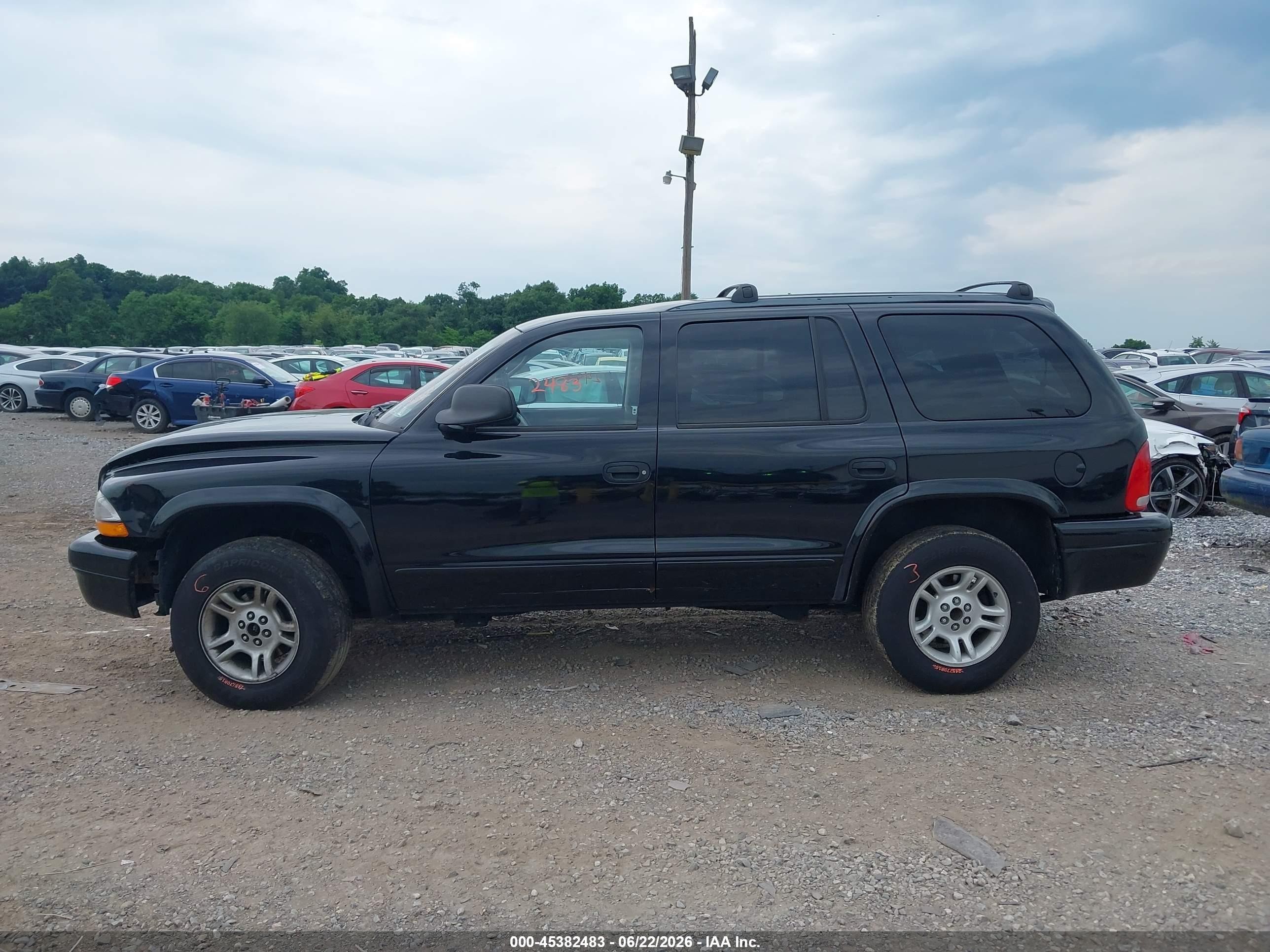 2003 Dodge Durango Slt Black vin: 1D4HS48N83F566013