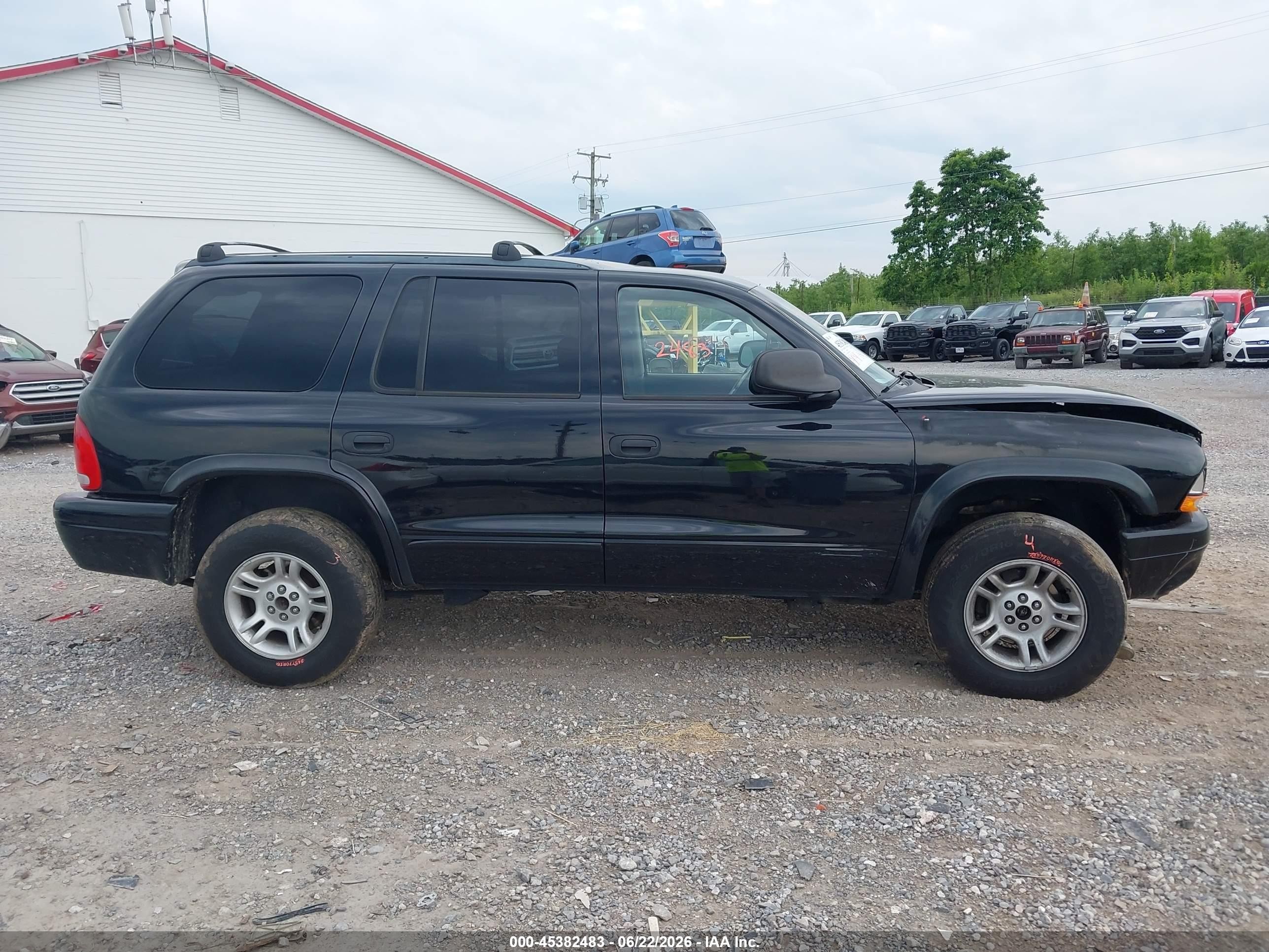 2003 Dodge Durango Slt Black vin: 1D4HS48N83F566013