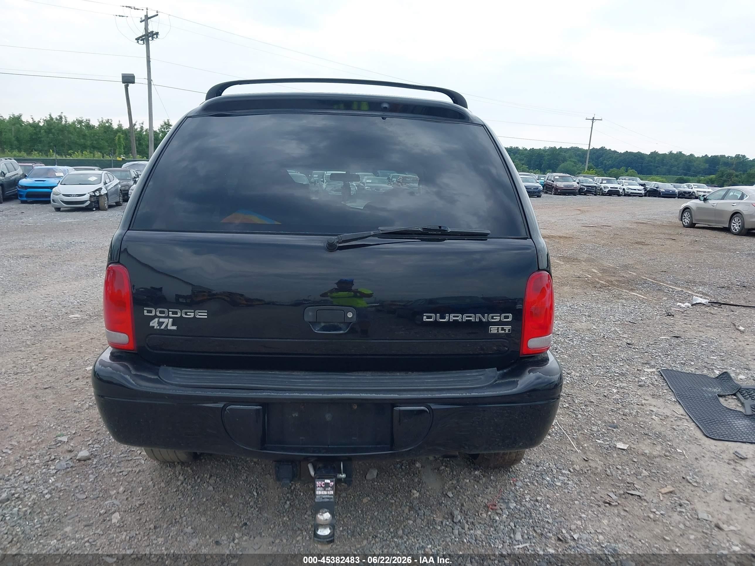 2003 Dodge Durango Slt Black vin: 1D4HS48N83F566013