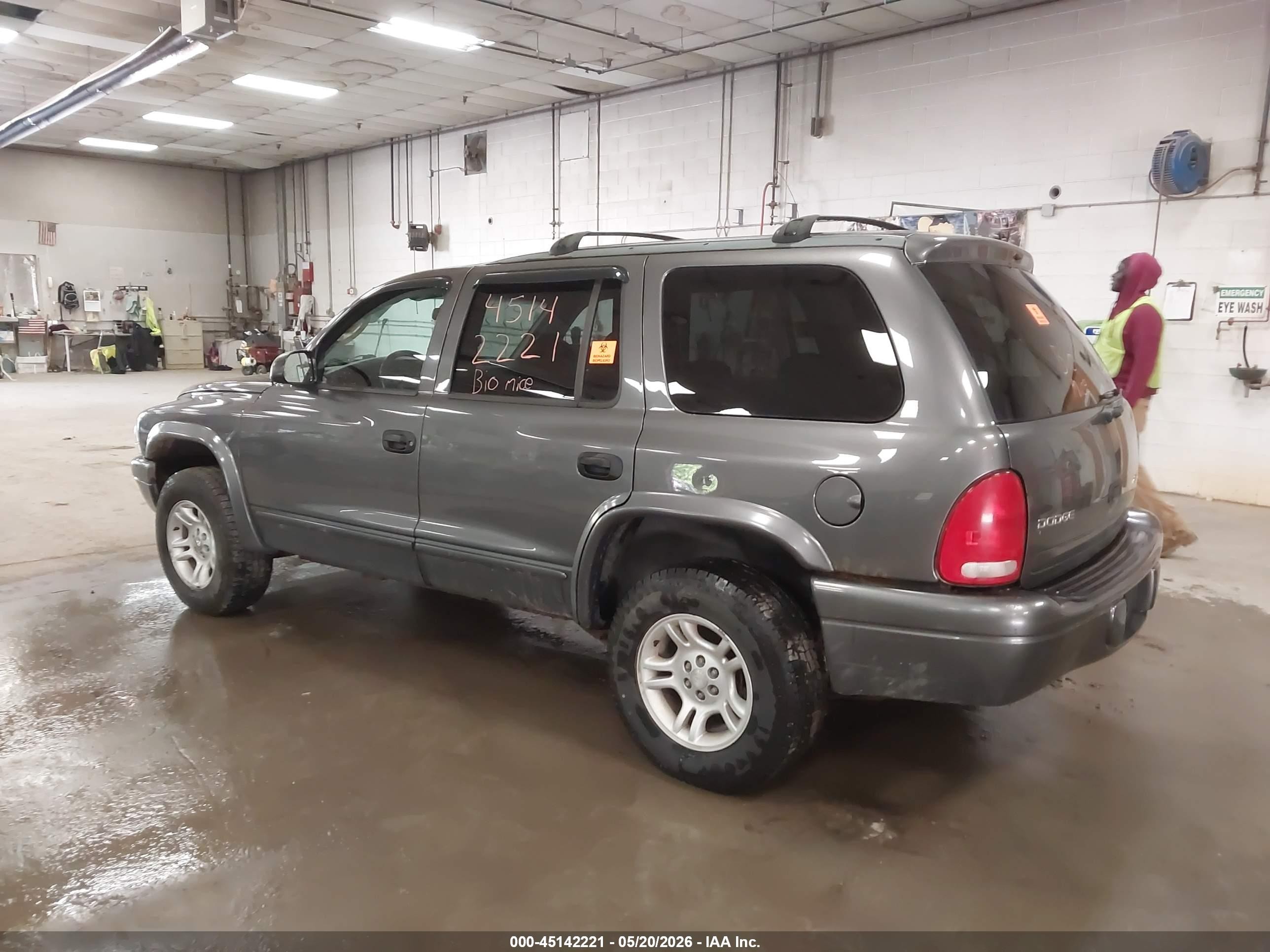 2003 Dodge Durango Slt Gray vin: 1D4HS48Z33F627268
