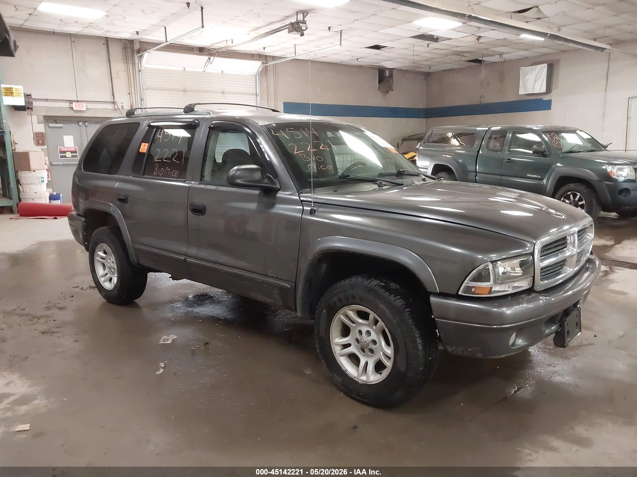 2003 Dodge Durango Slt Gray vin: 1D4HS48Z33F627268