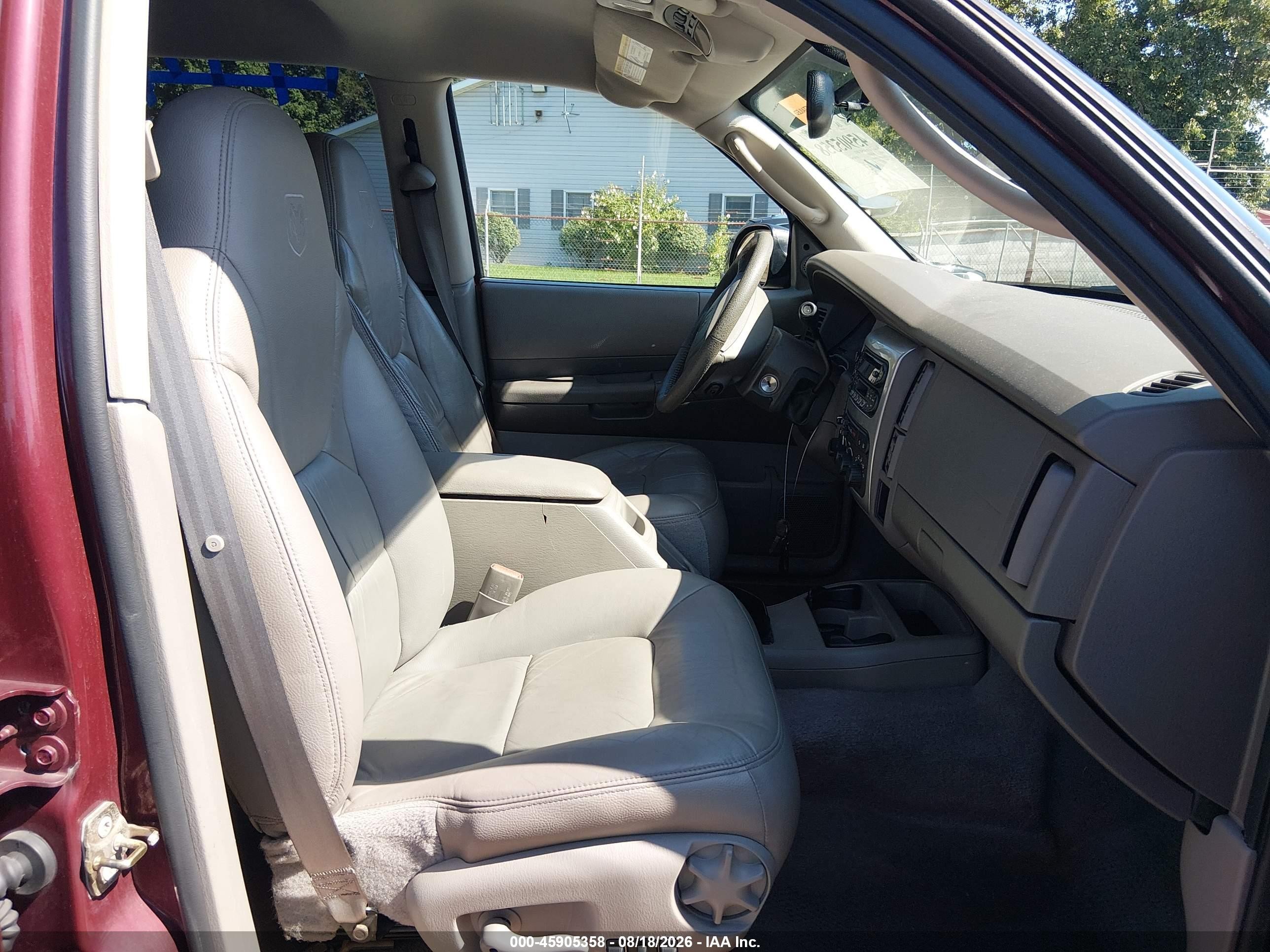 2003 Dodge Durango Slt Plus Burgundy vin: 1D4HS58N83F550352