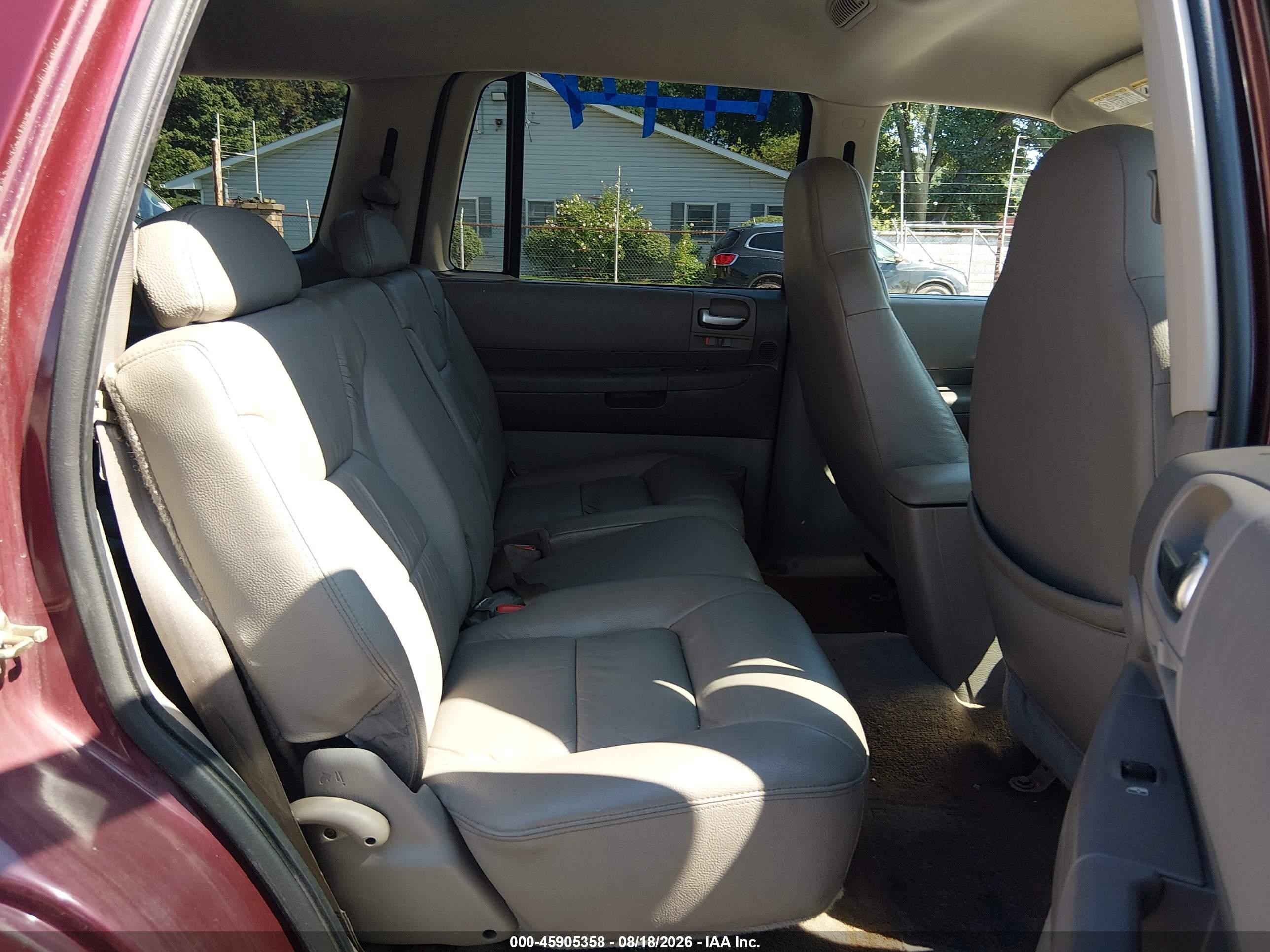 2003 Dodge Durango Slt Plus Burgundy vin: 1D4HS58N83F550352