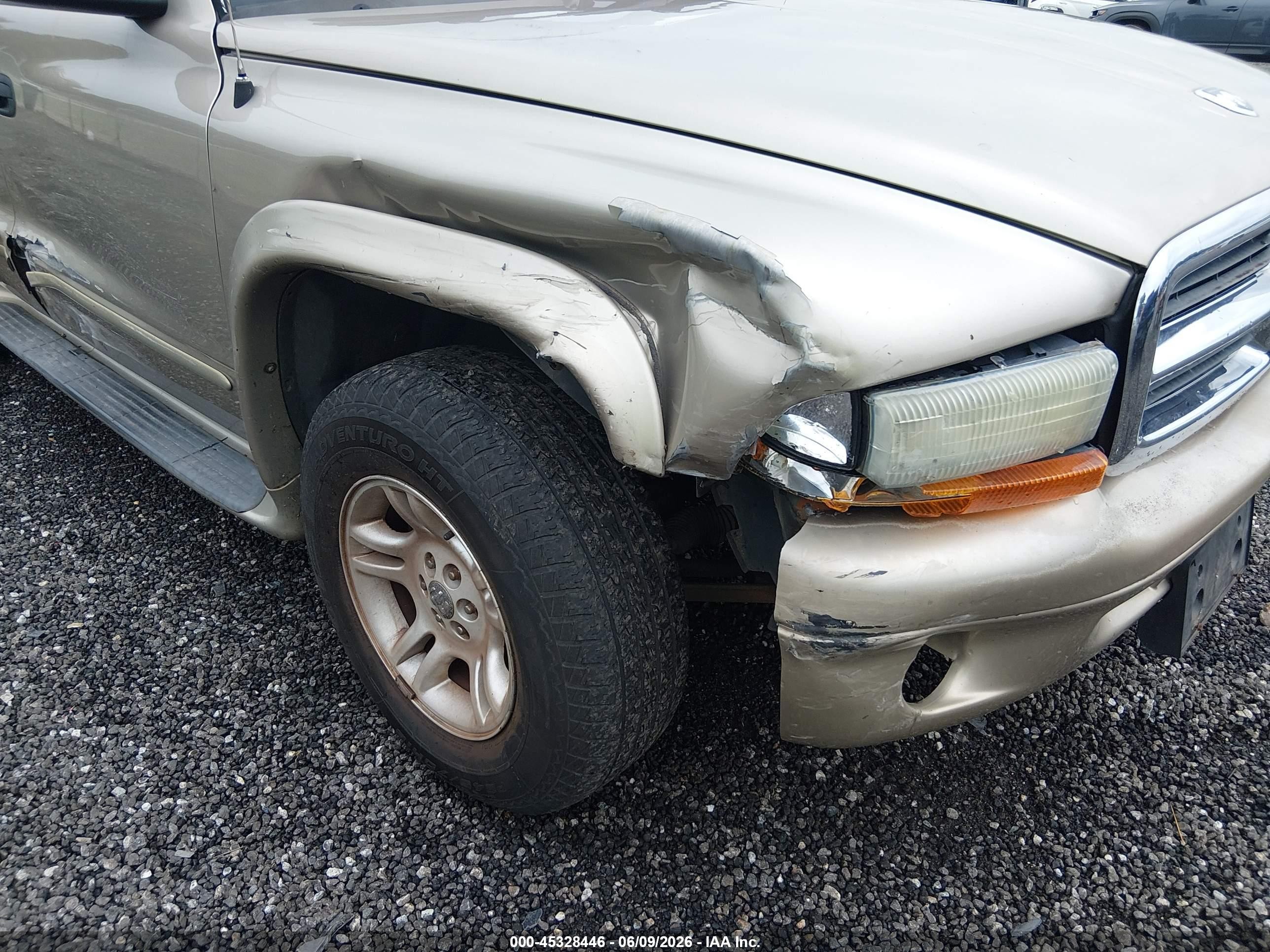 2003 Dodge Durango Slt Plus Gold vin: 1D4HS58N93F540610