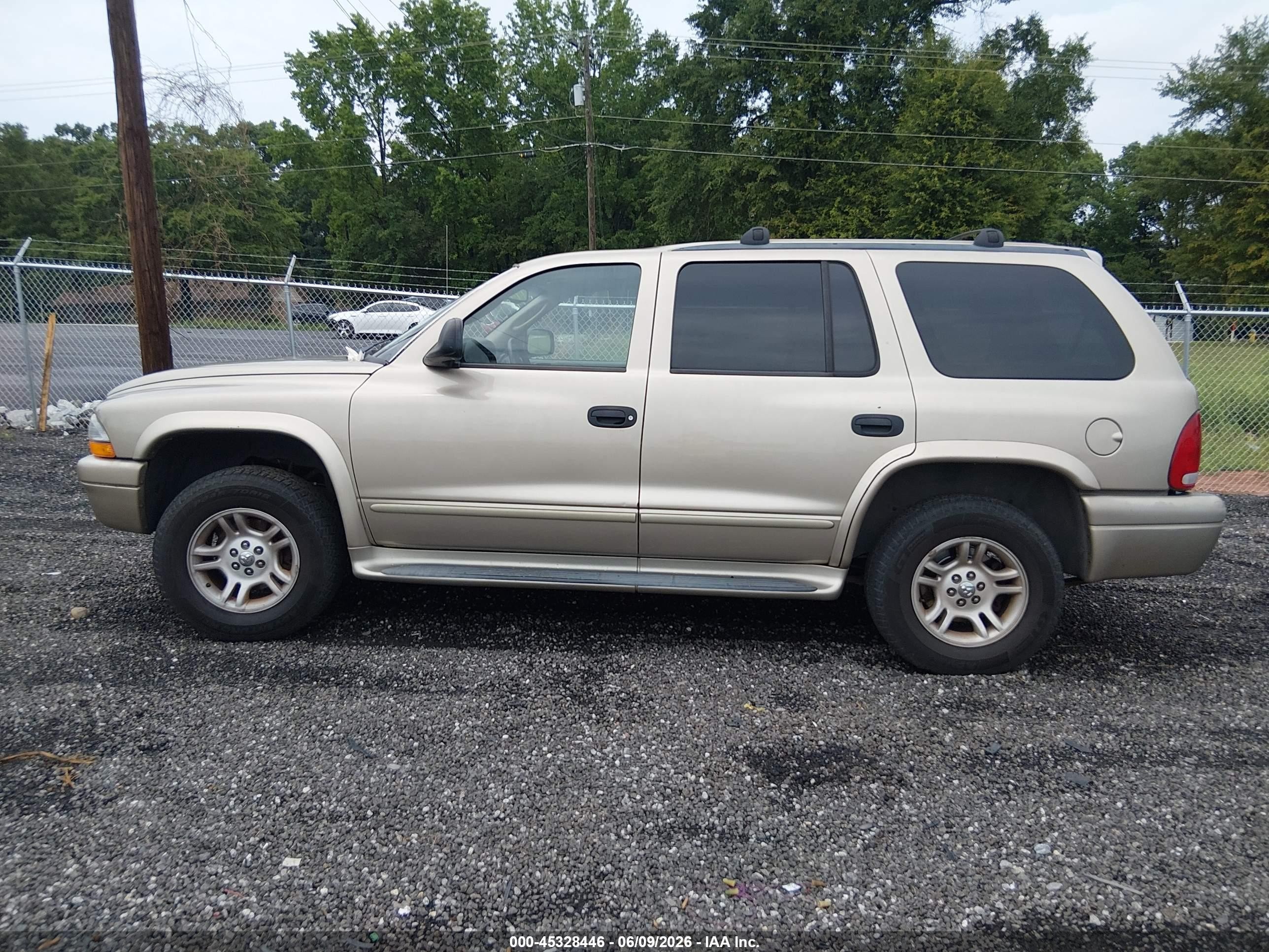 2003 Dodge Durango Slt Plus Gold vin: 1D4HS58N93F540610