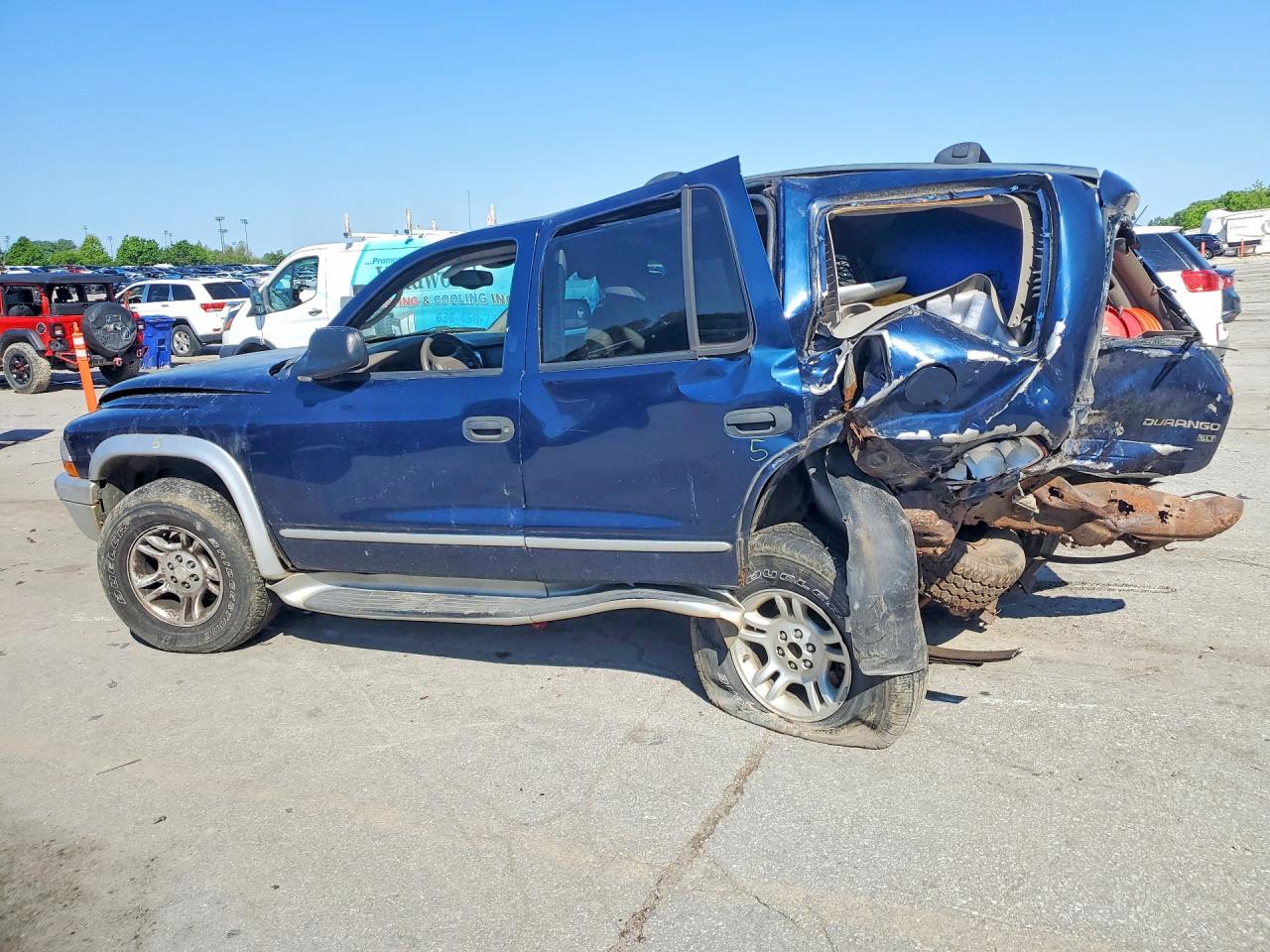 2003 Dodge Durango Slt Plus Blue vin: 1D4HS58Z43F586591